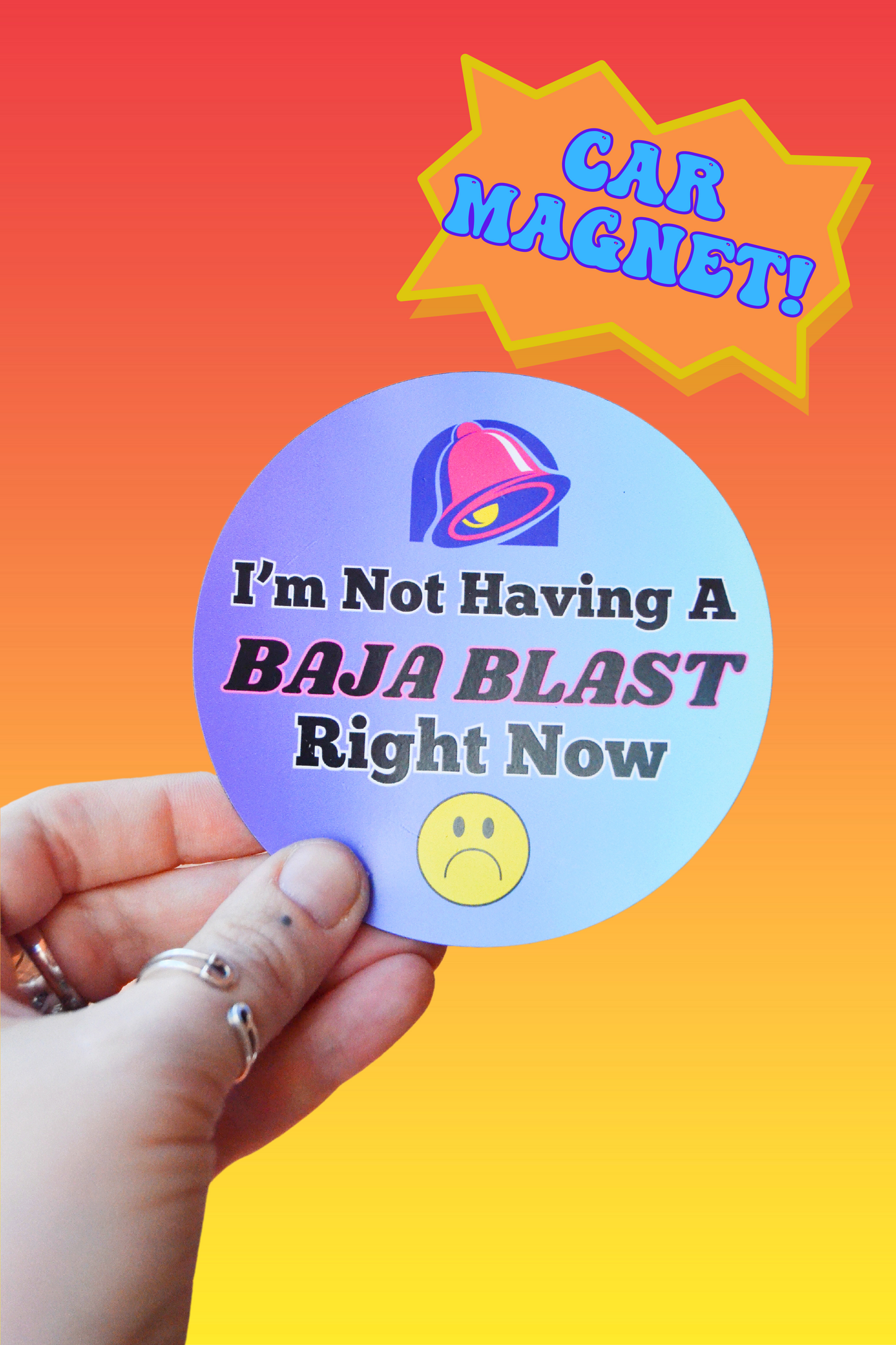 Baja Bummer Bumper Magnet