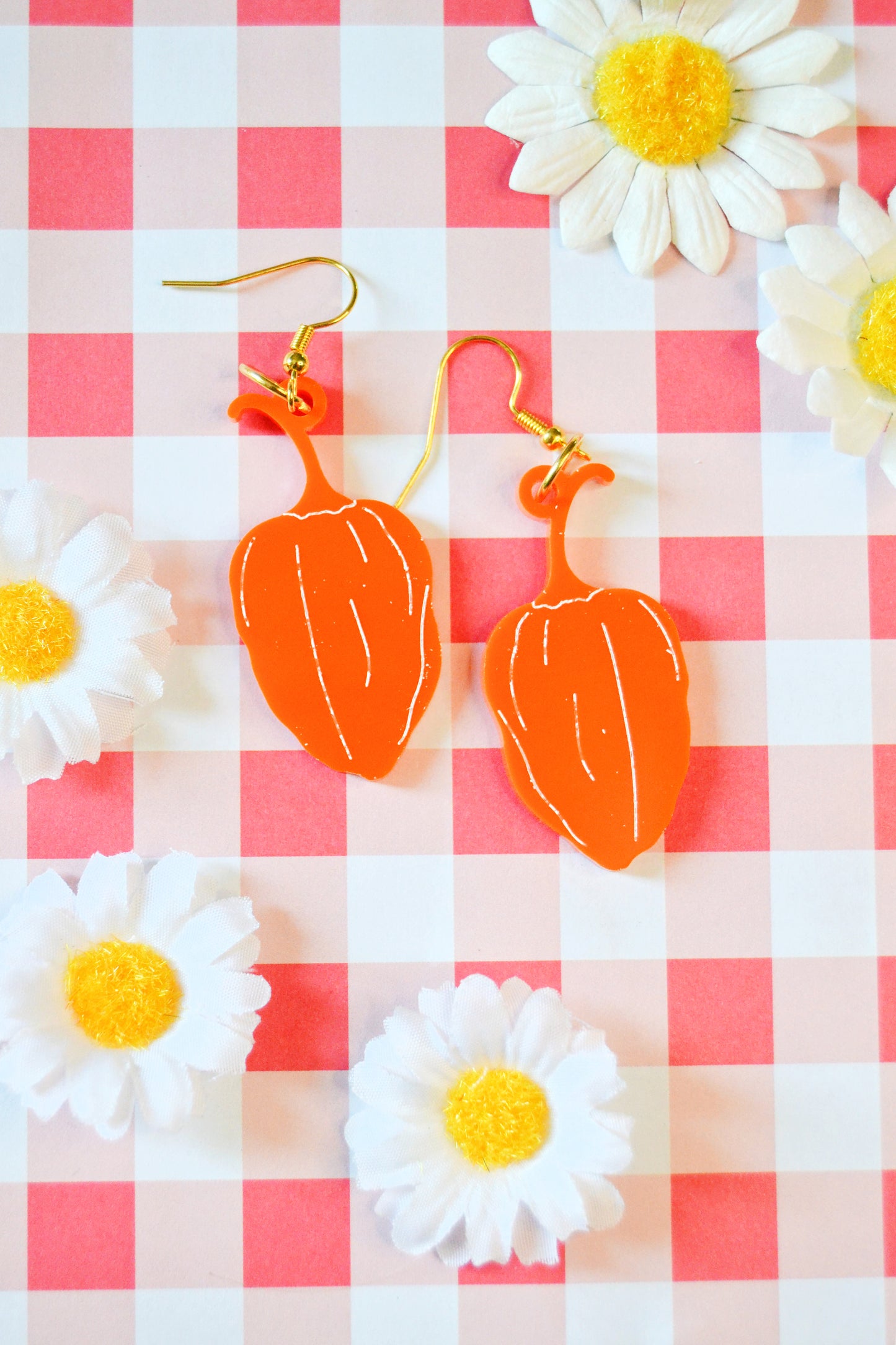 Habanero Pepper Earrings