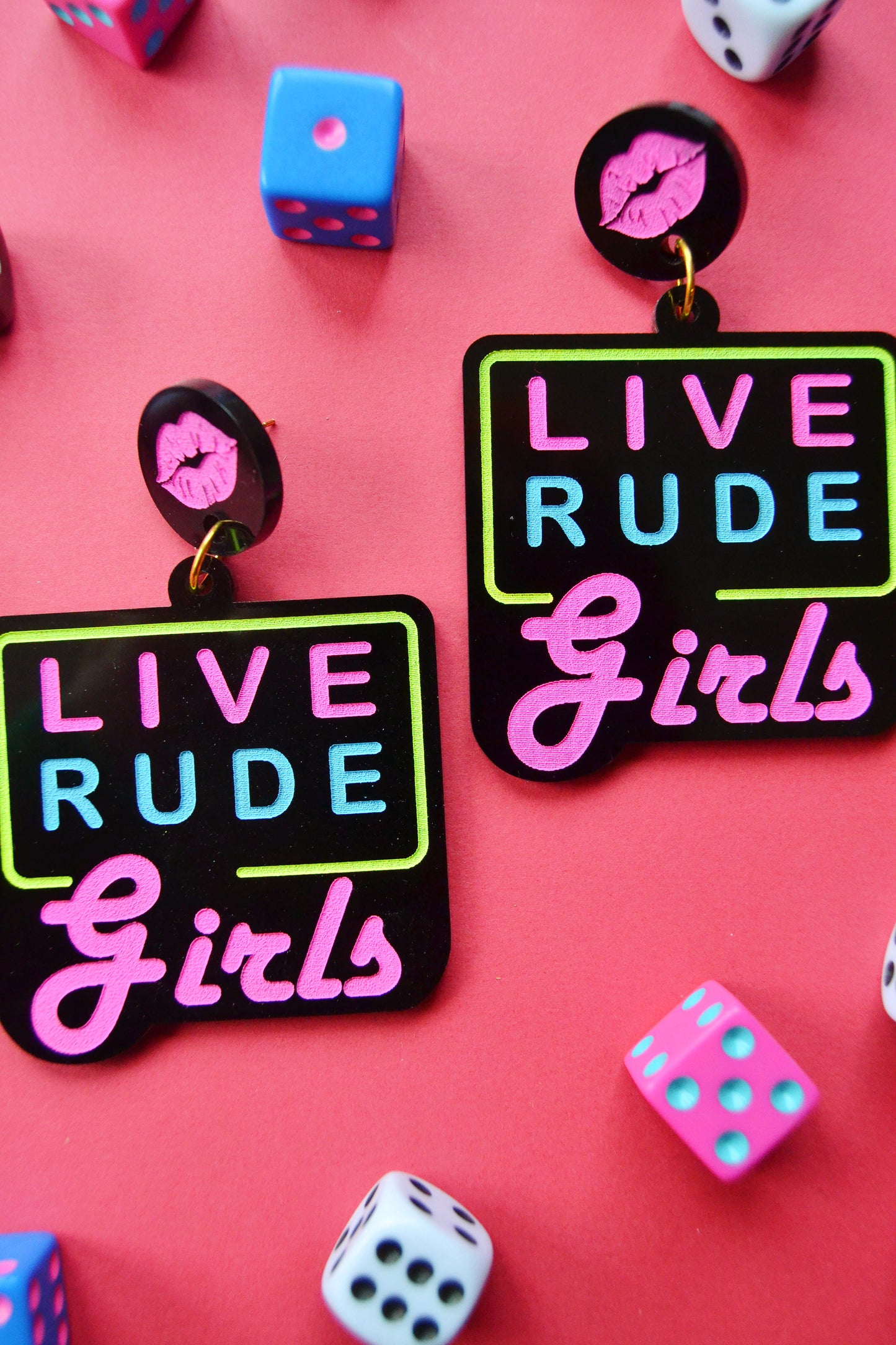 Live Rude Girls Earrings