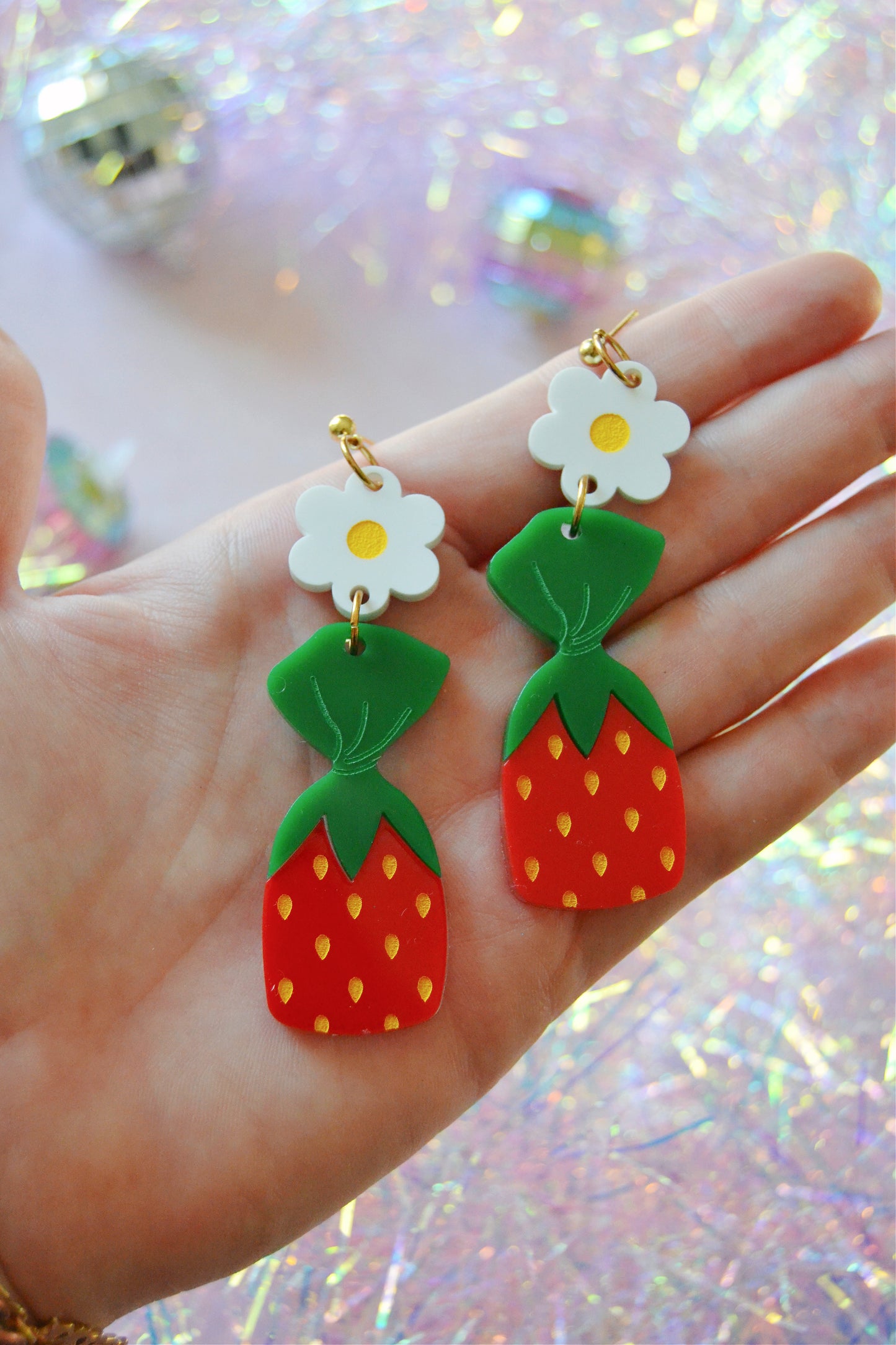 Strawberry Candy Earrings