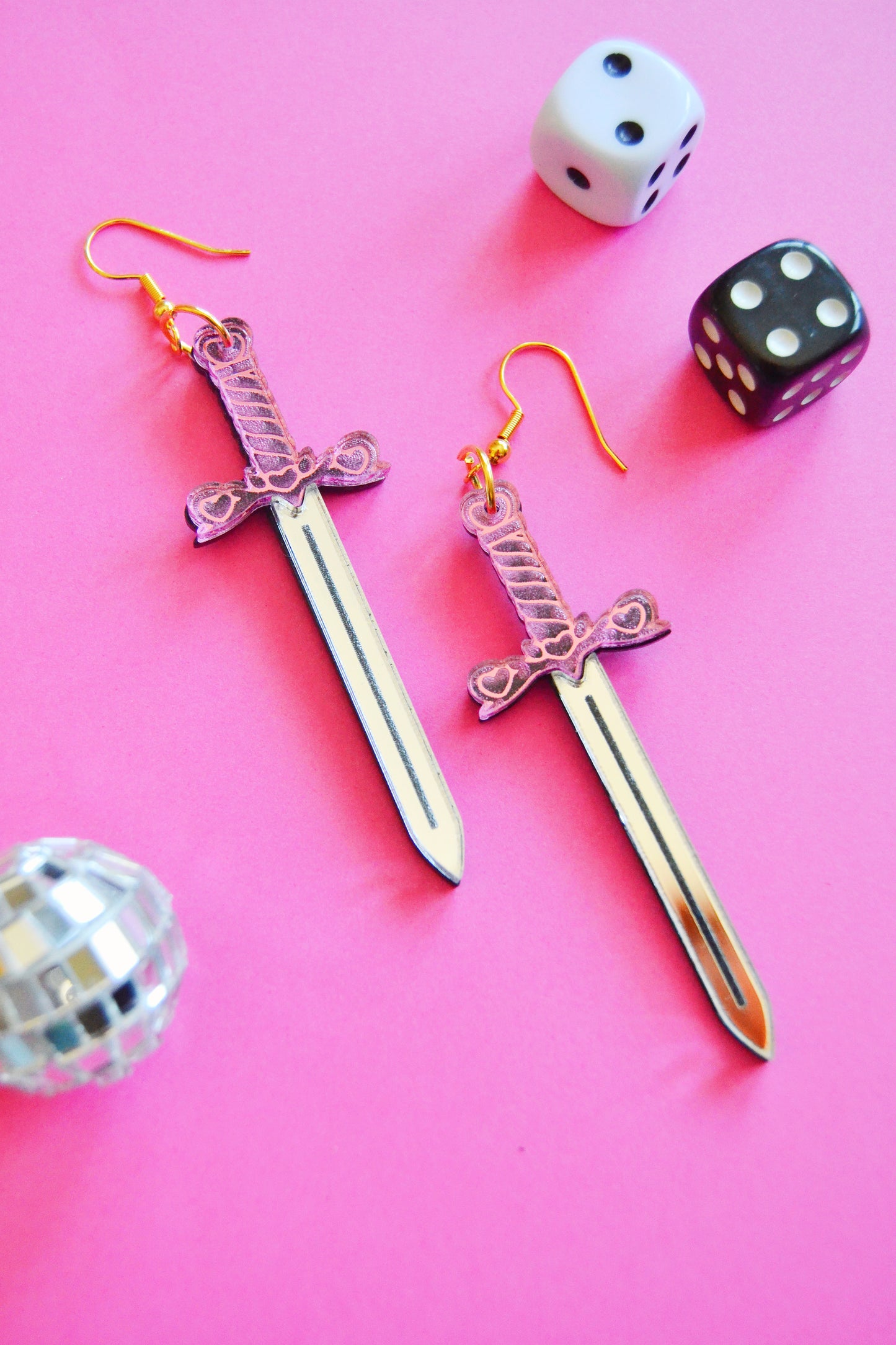 Love Sword Earrings