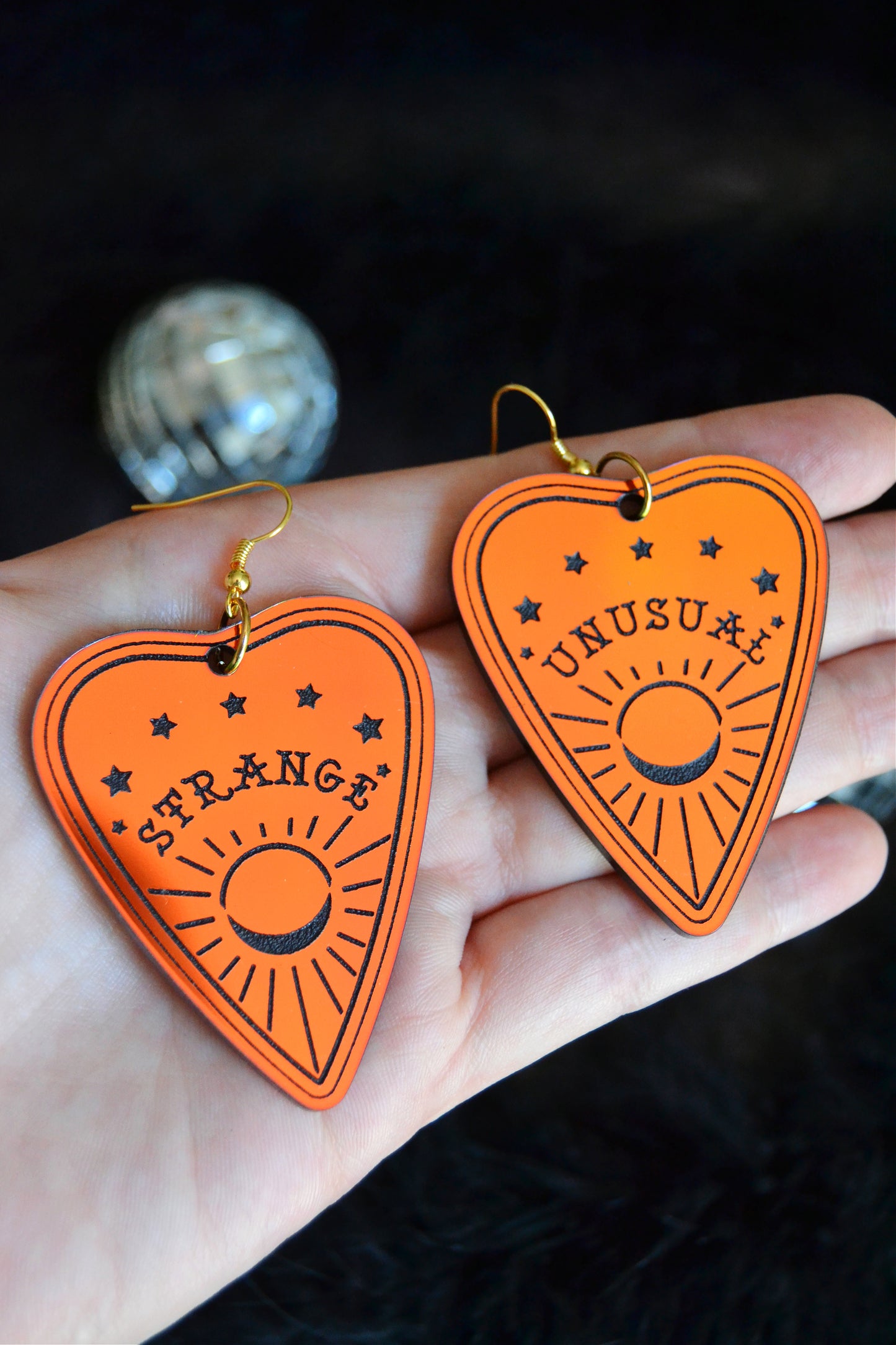 Strange and Unusual Planchette Earrings