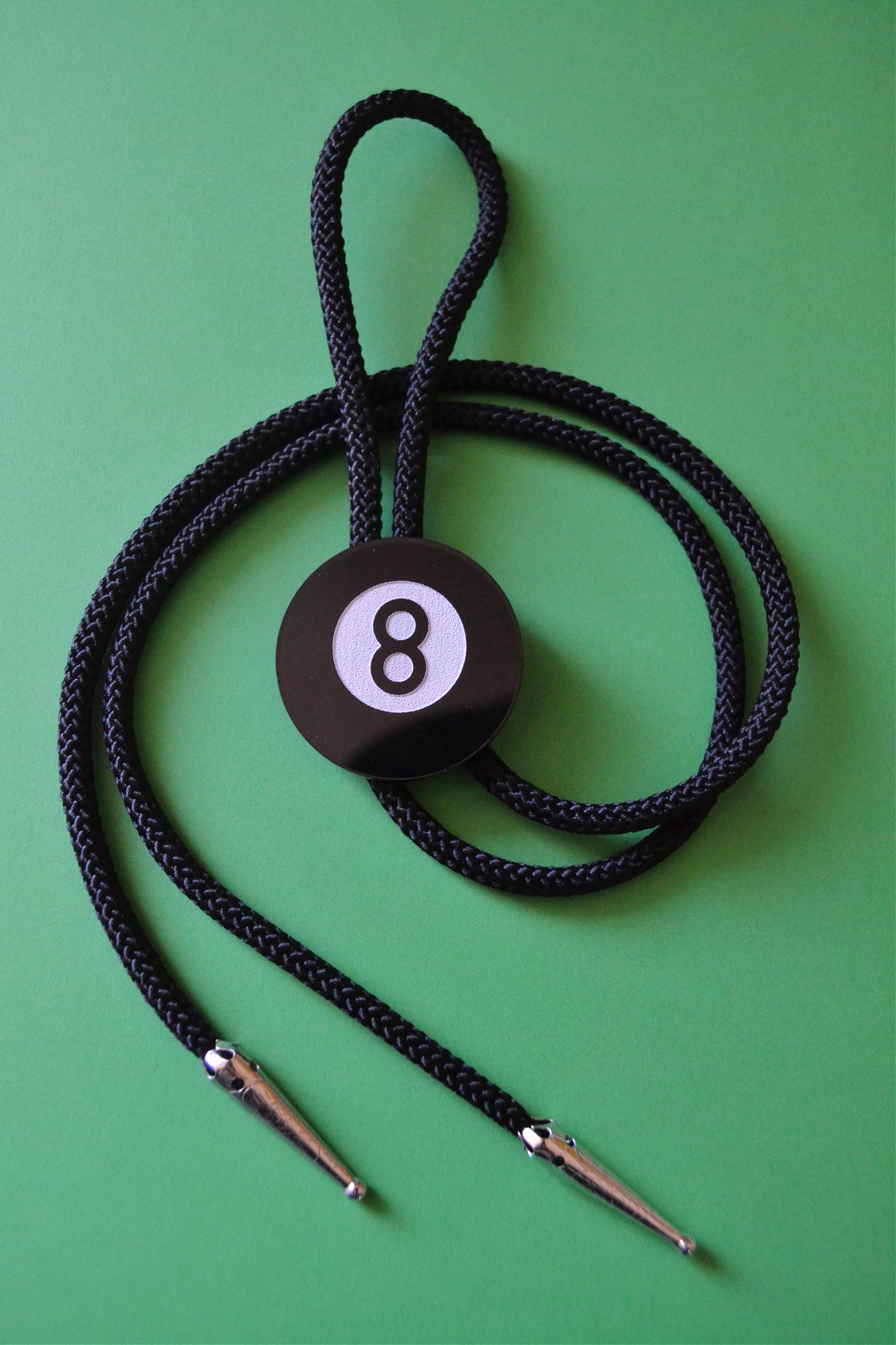 8 Ball Bolo Tie