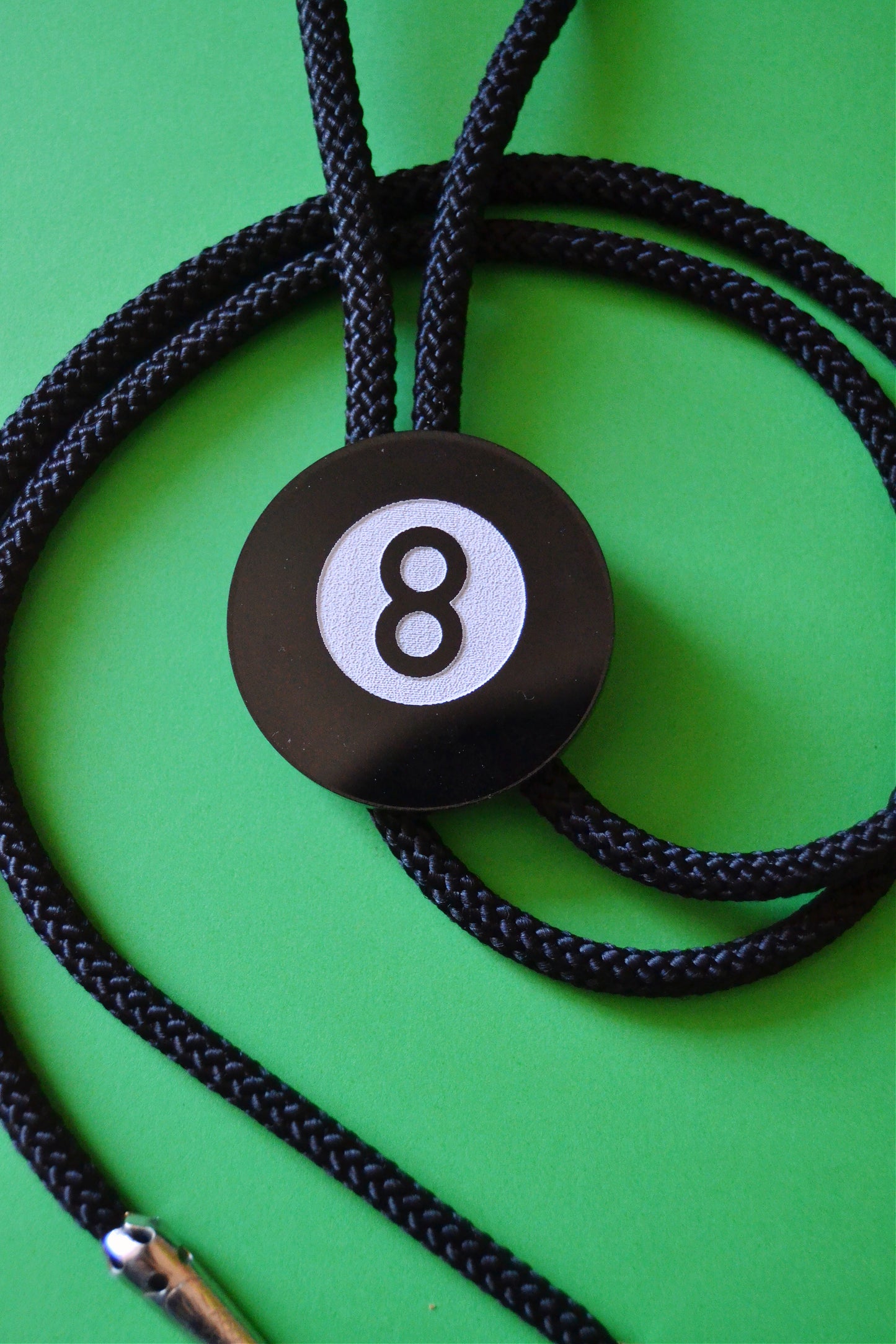 8 Ball Bolo Tie