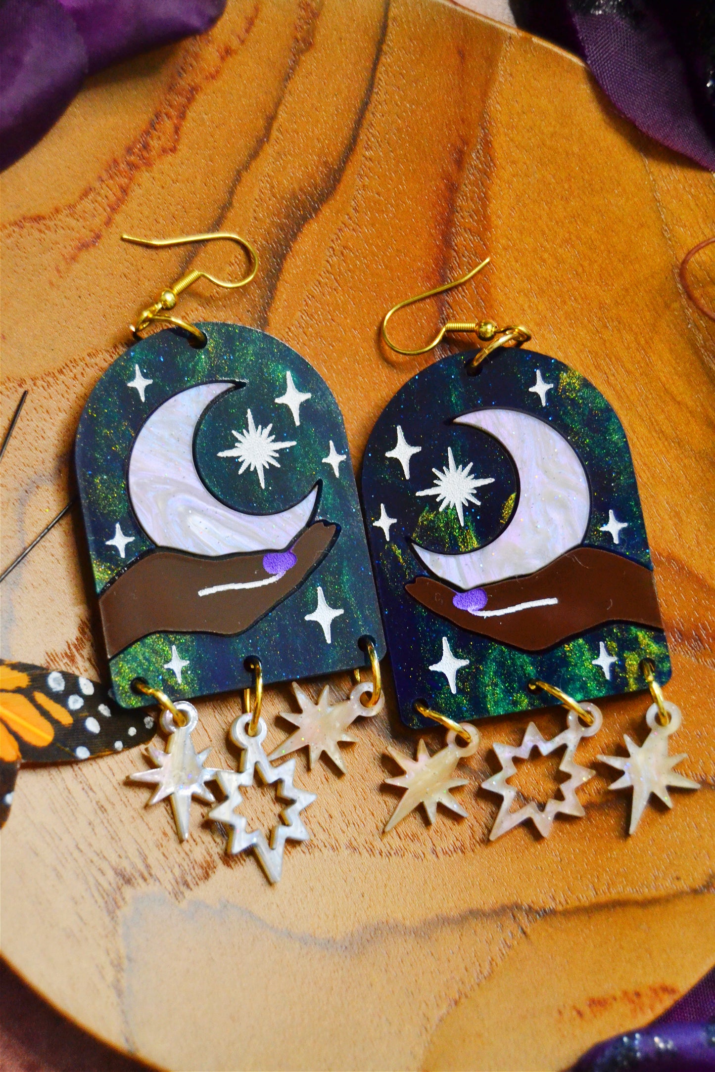 Mystical Moon Earrings