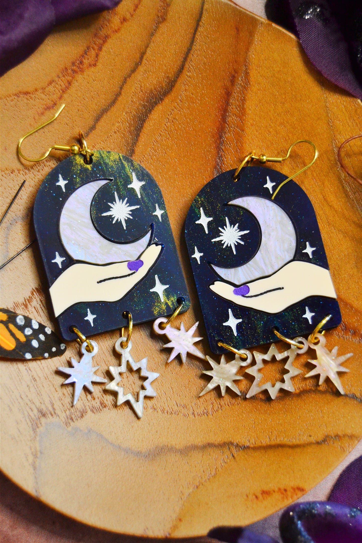 Mystical Moon Earrings