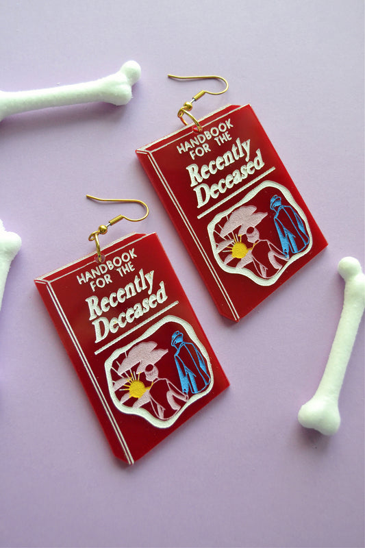 Recently Deceased Handbook Earrings