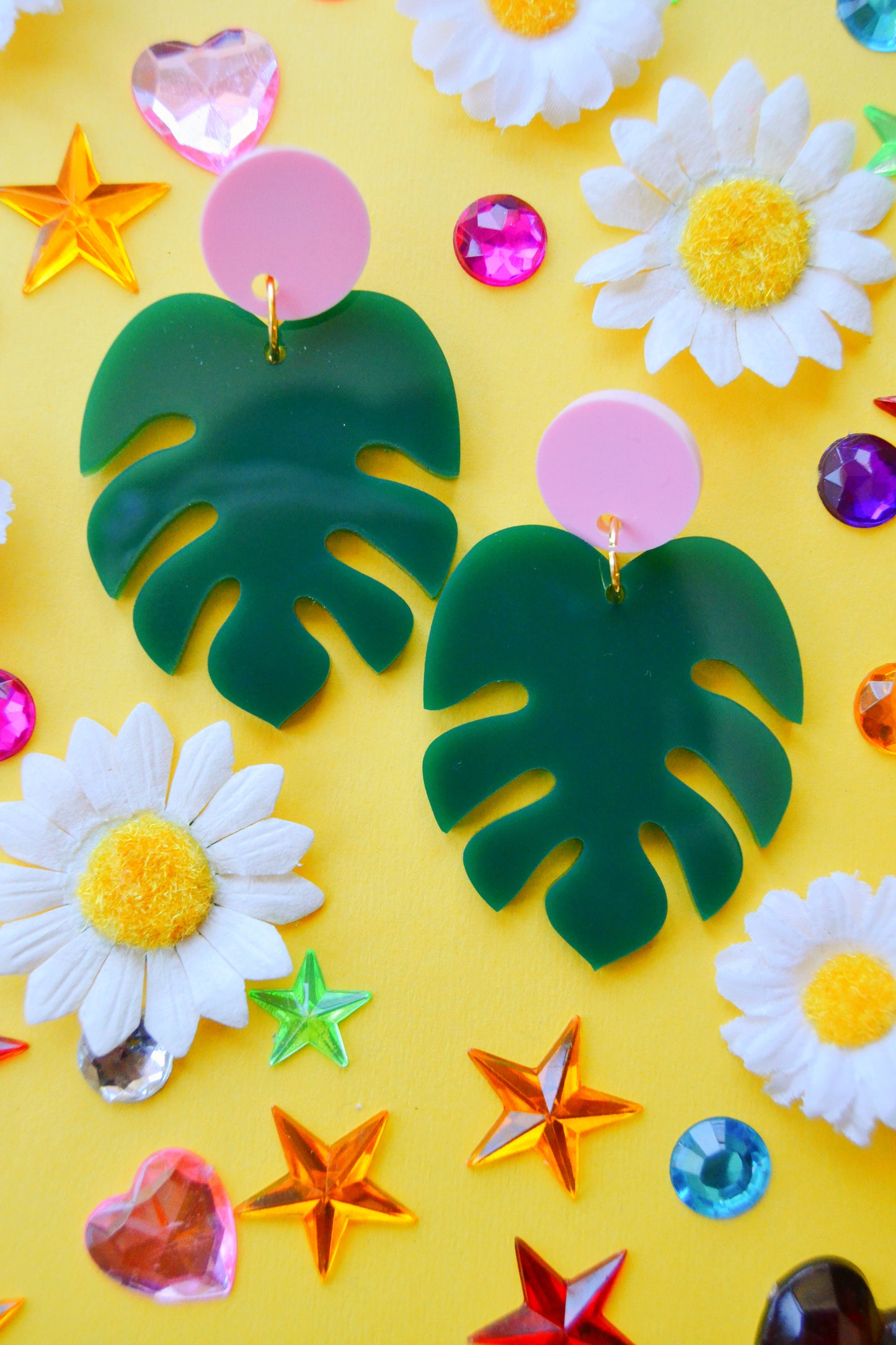 Rebel Everyday Monstera Earrings
