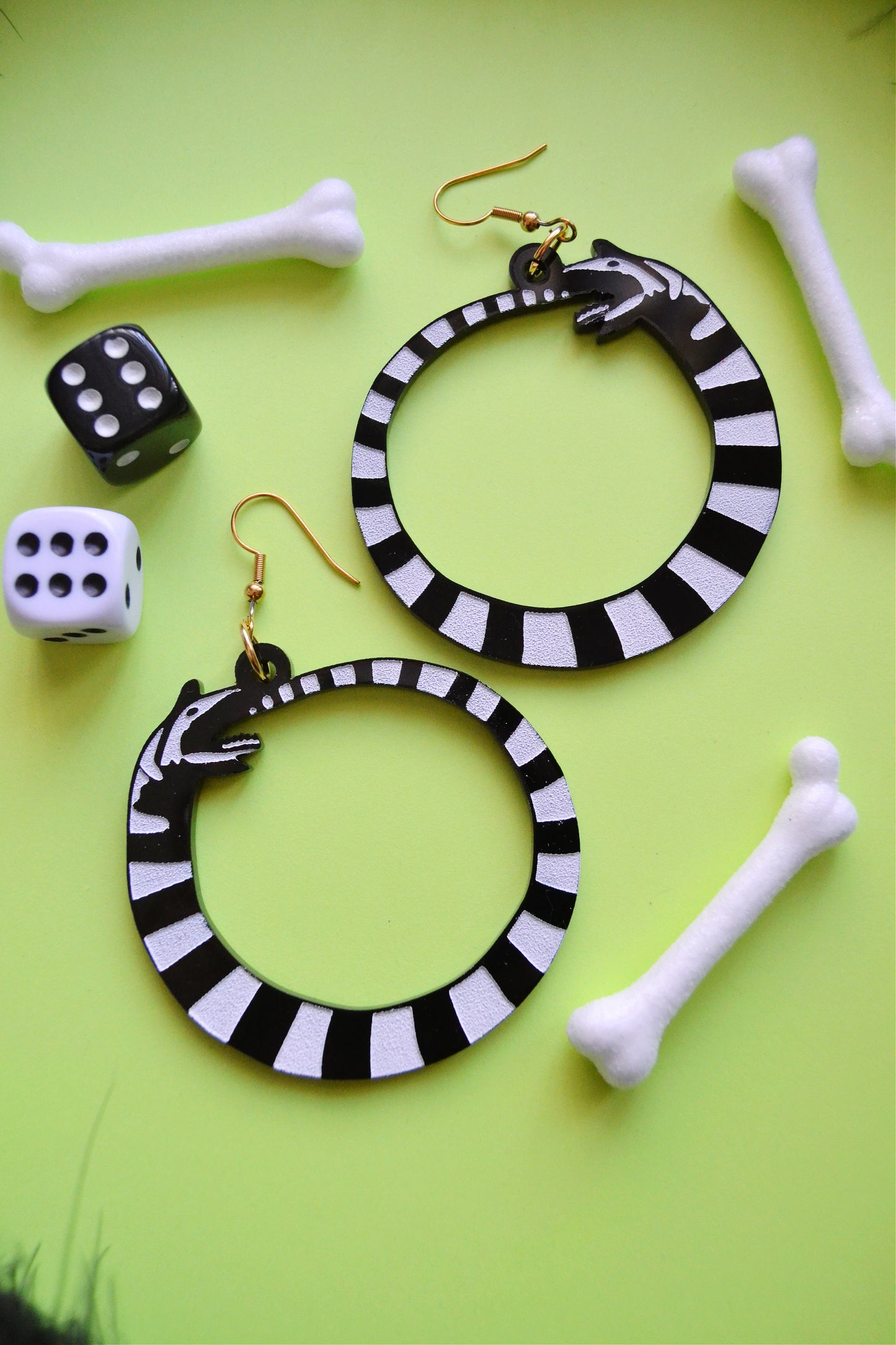 Sandworm Hoop Earrings