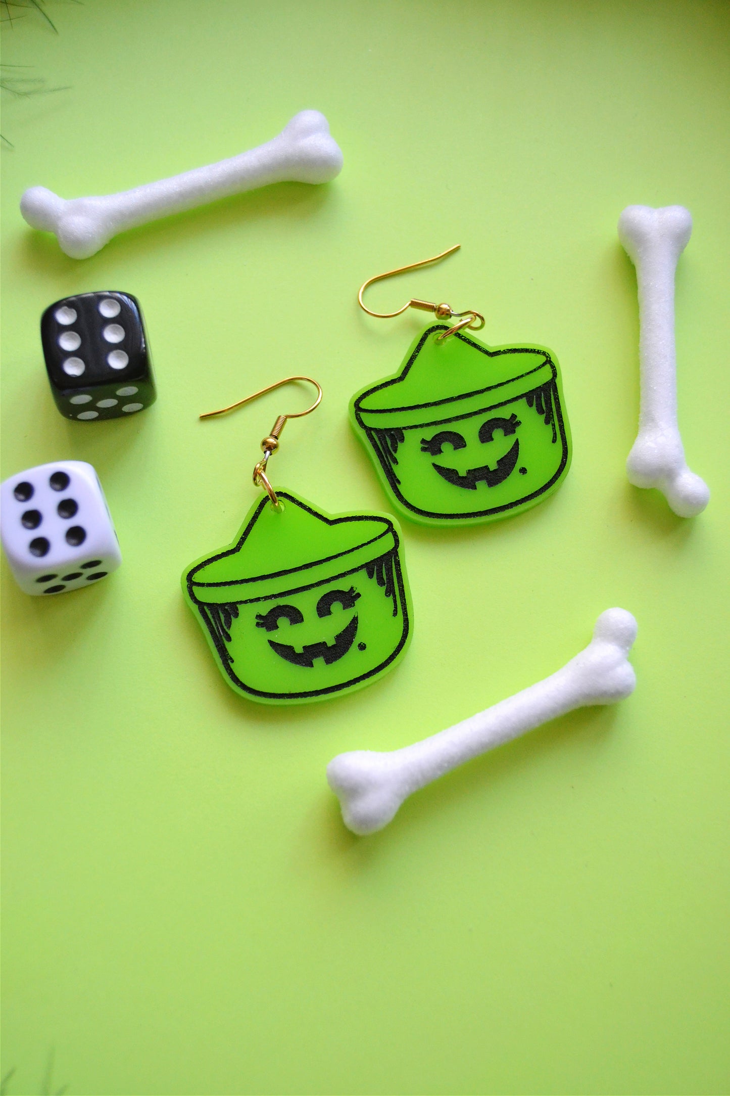 Boo Bucket Earrings