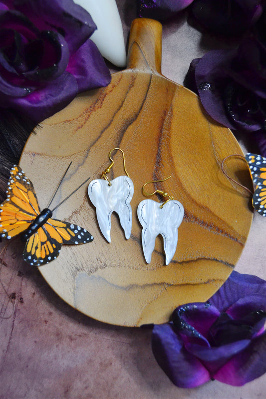 Tooth Earrings