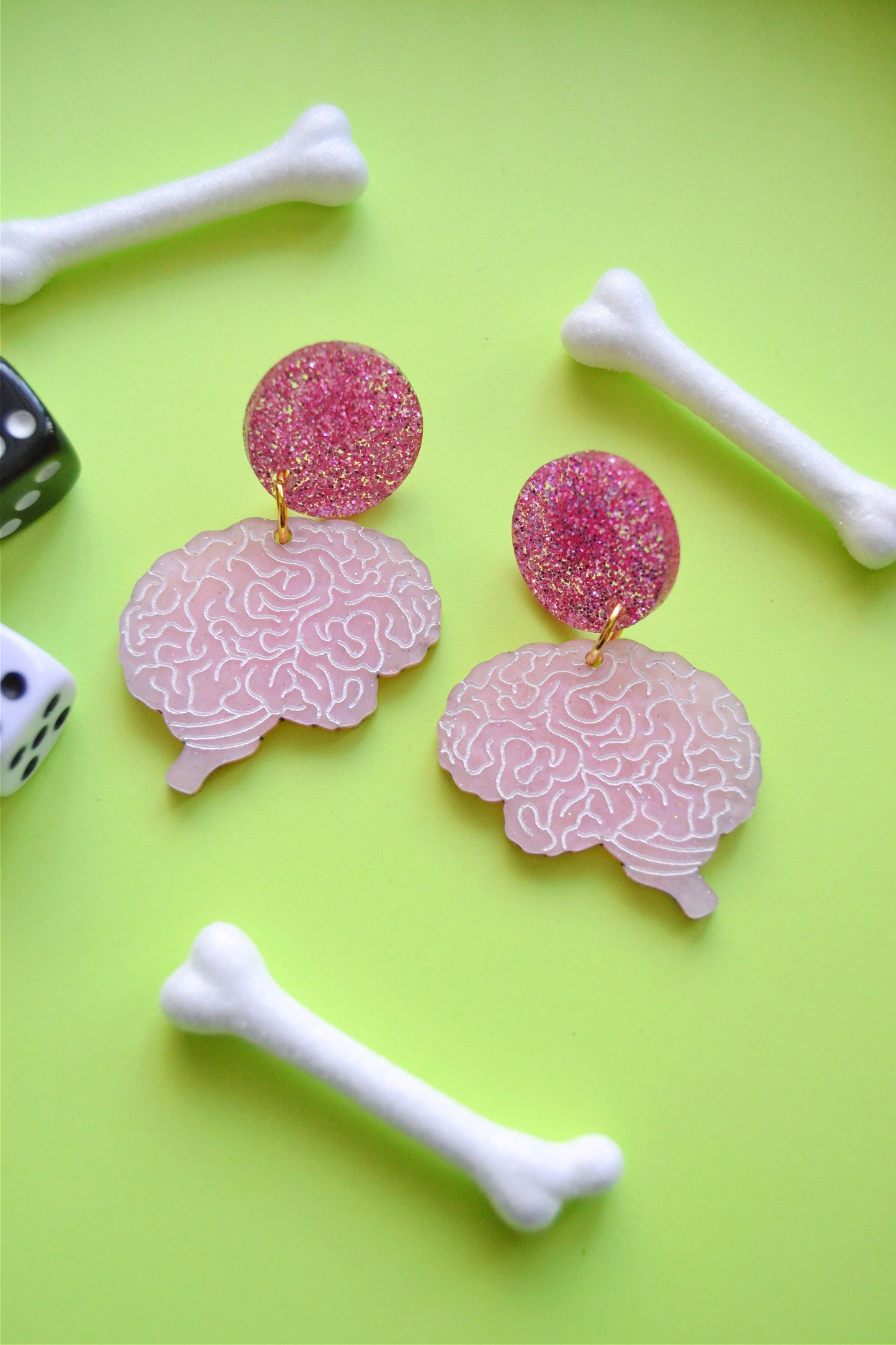 Brain Earrings