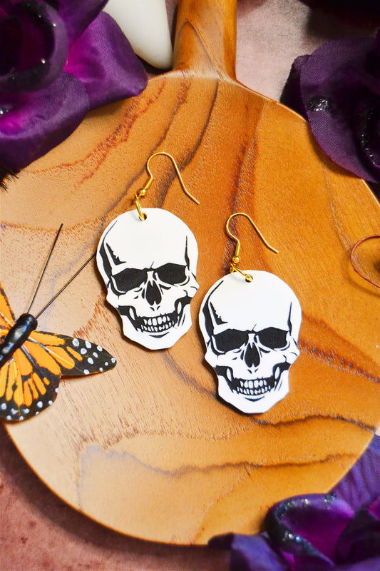 Anatomical Skull Earrings