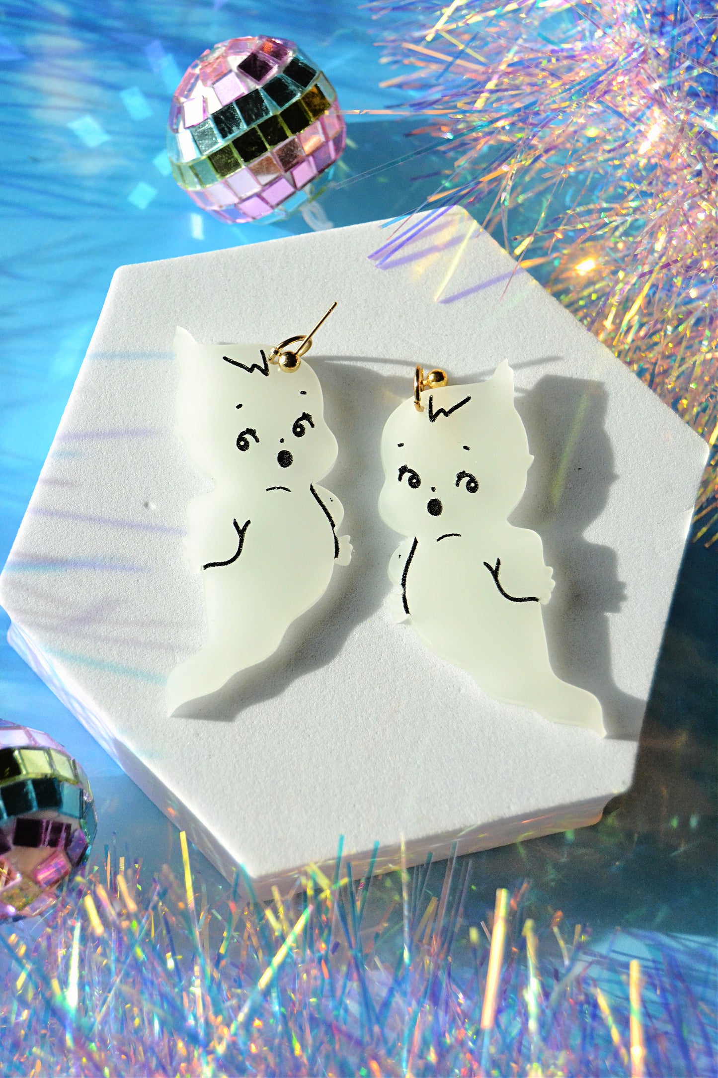 Kewpie Ghostie Earrings