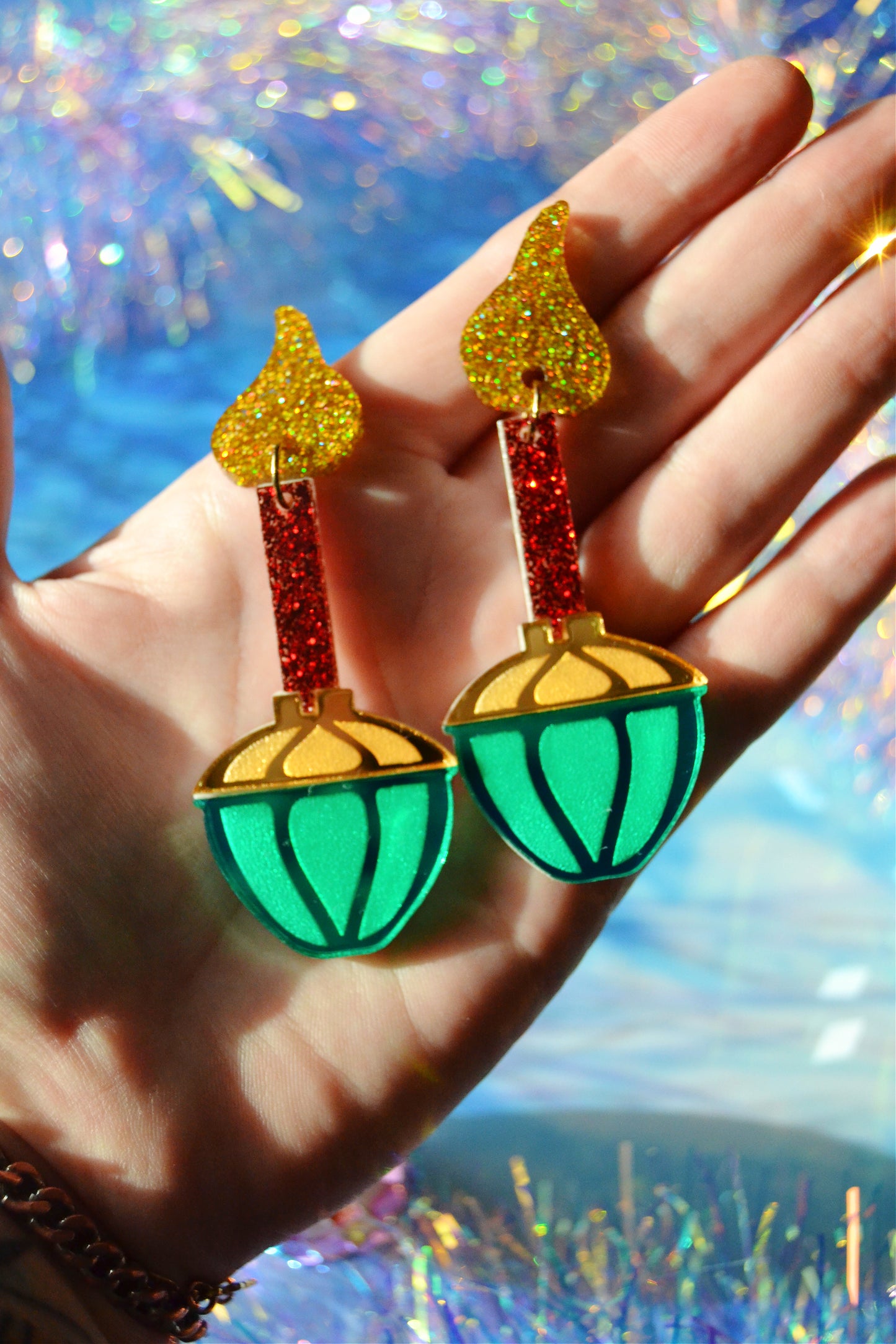 Bubble Light Earrings