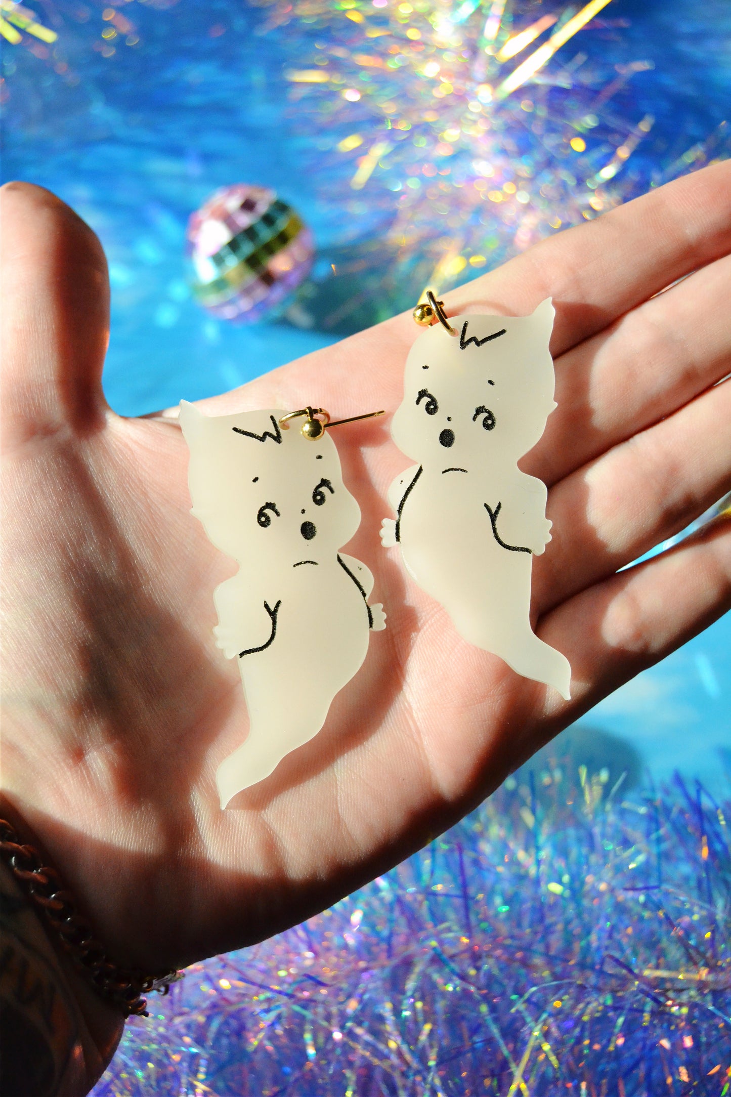 Kewpie Ghostie Earrings