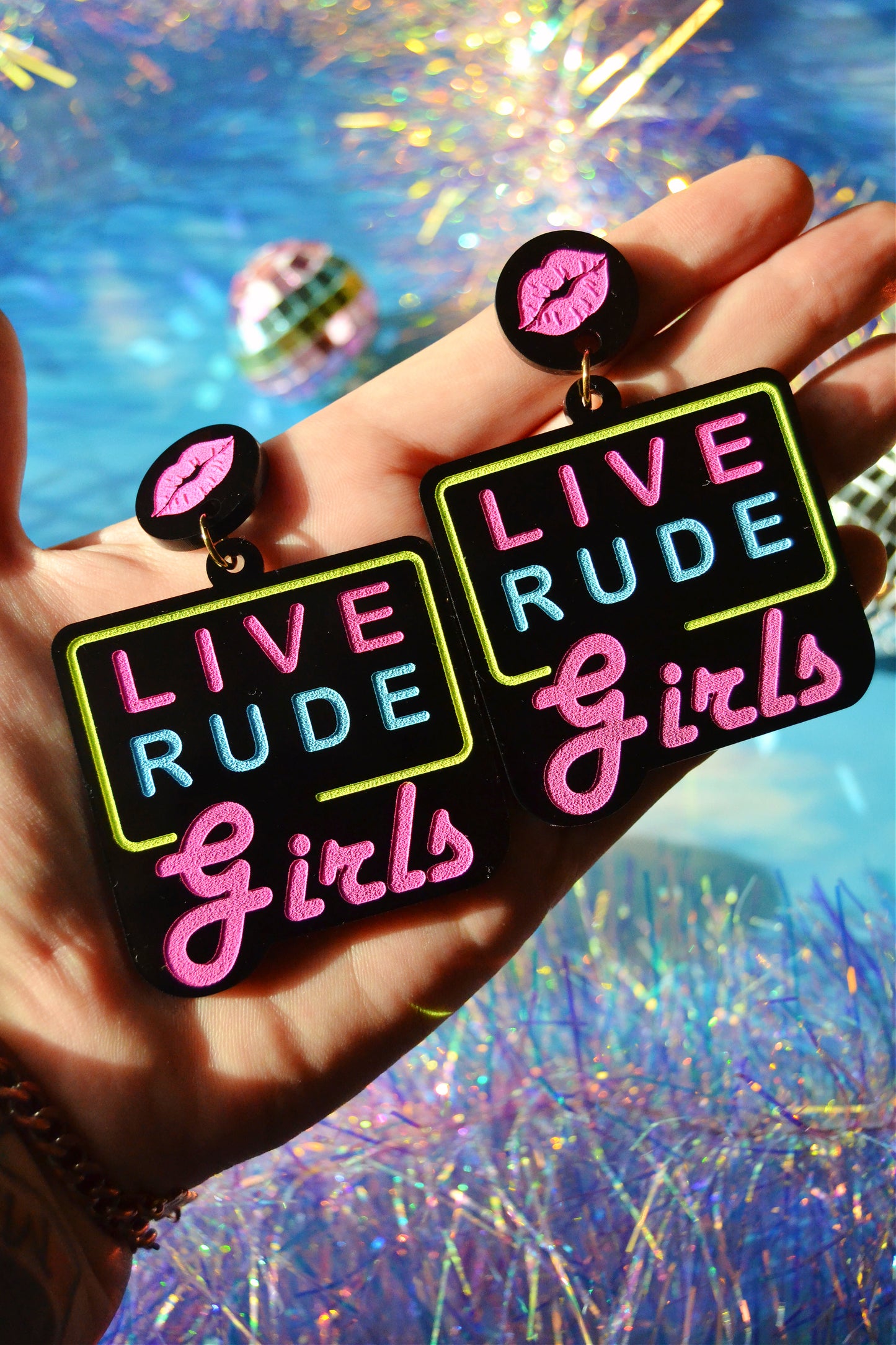 Live Rude Girls Earrings
