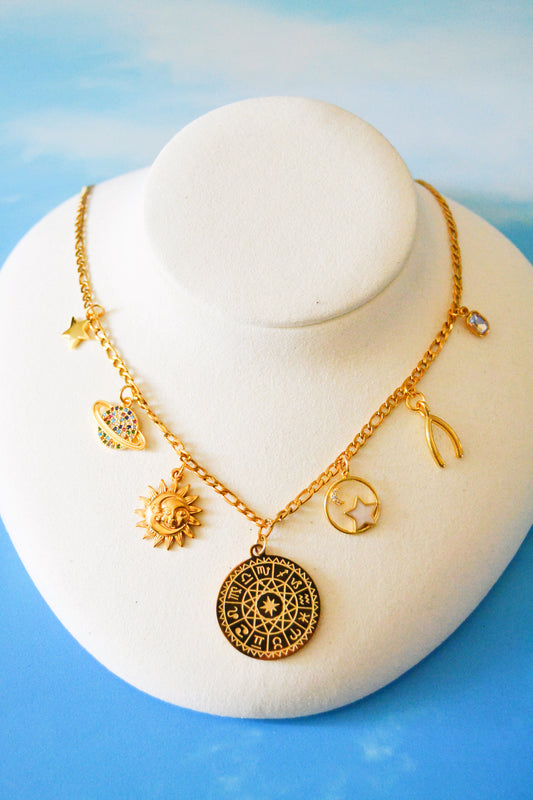 The Zodiacal Wheel Necklace