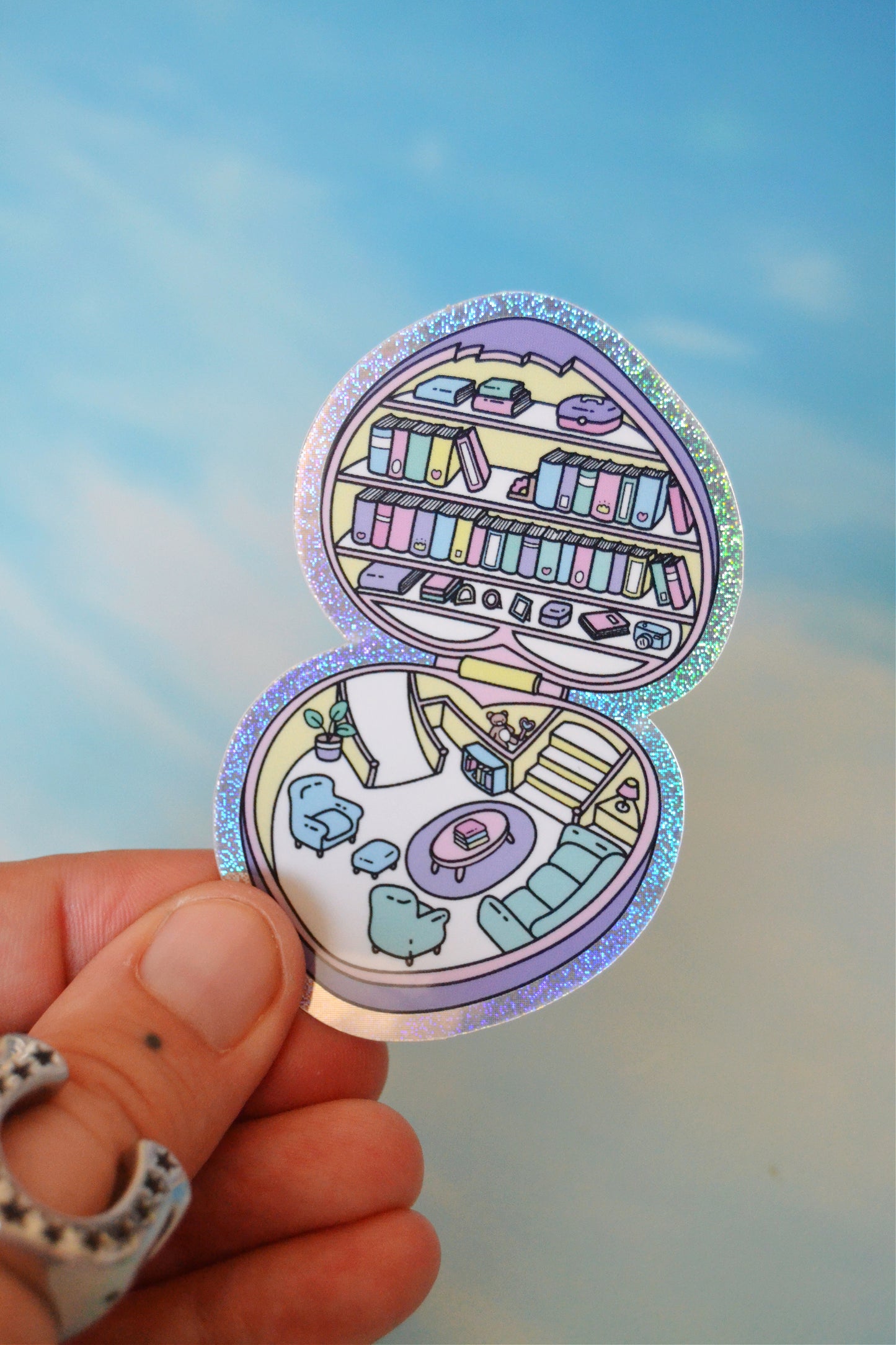 Pocket Library Sticker