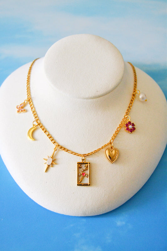 The Lovers Tarot Necklace
