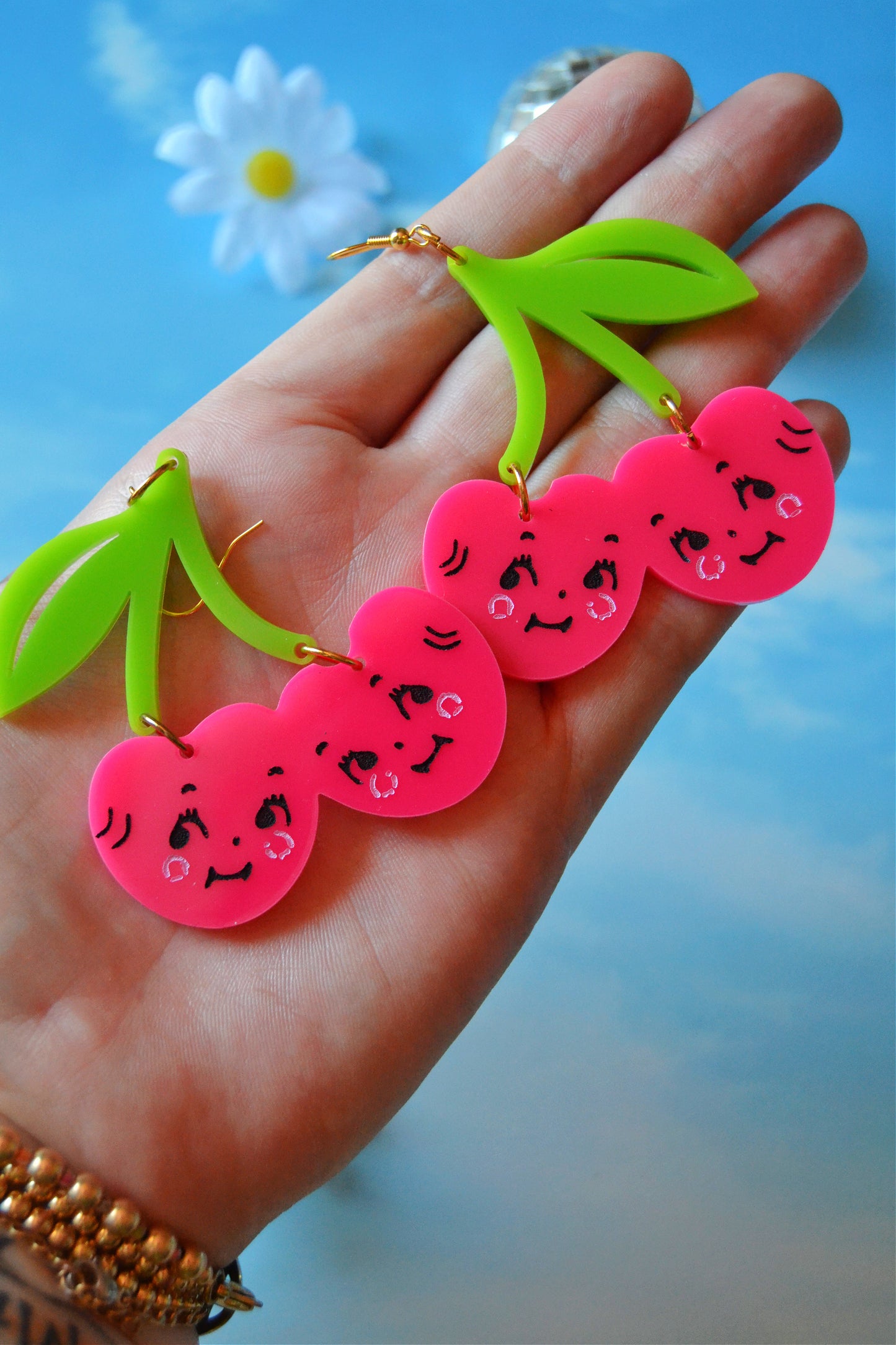 Cherry Kewpie Earrings