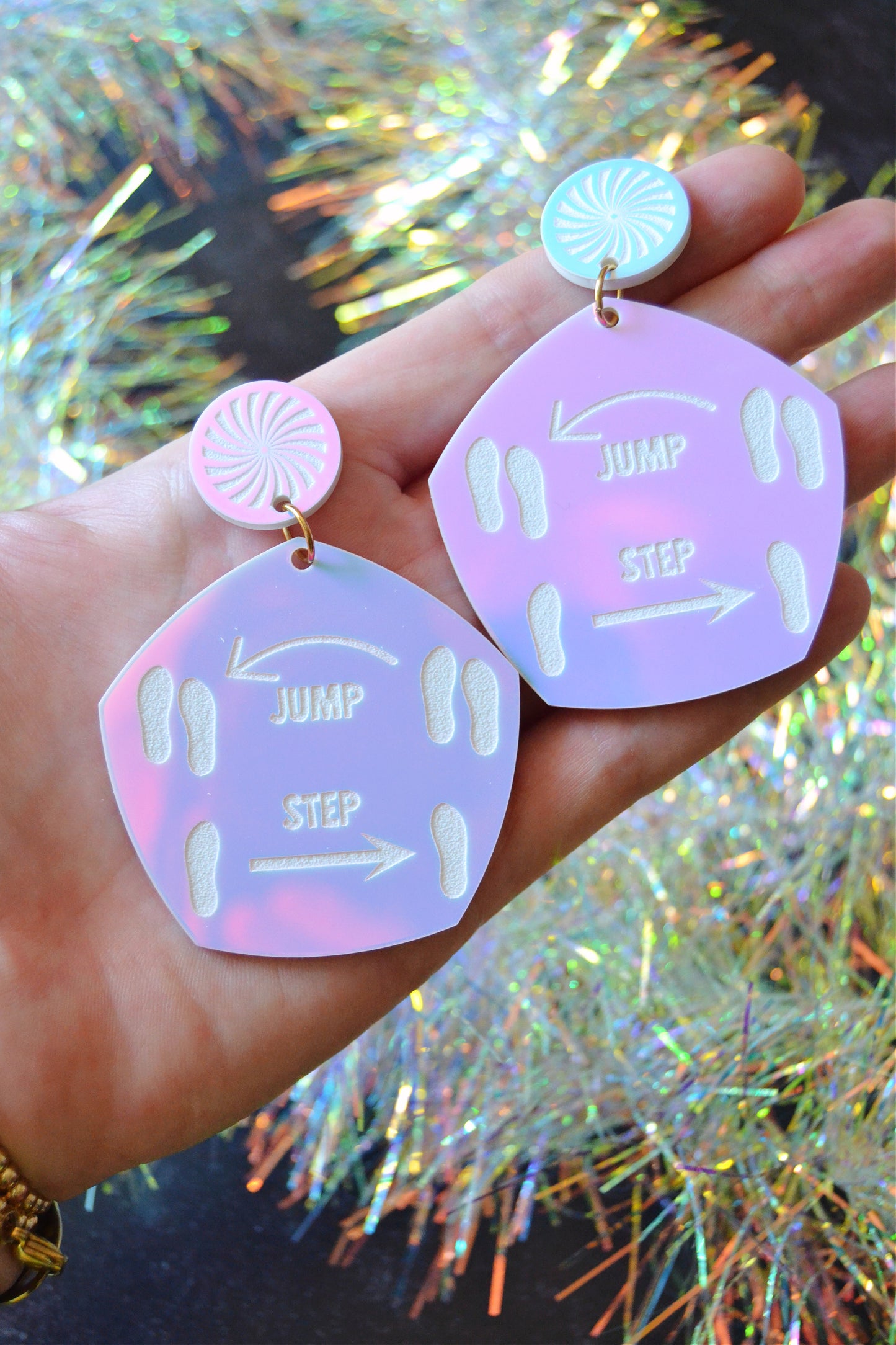 Time Warp Diagram Earrings