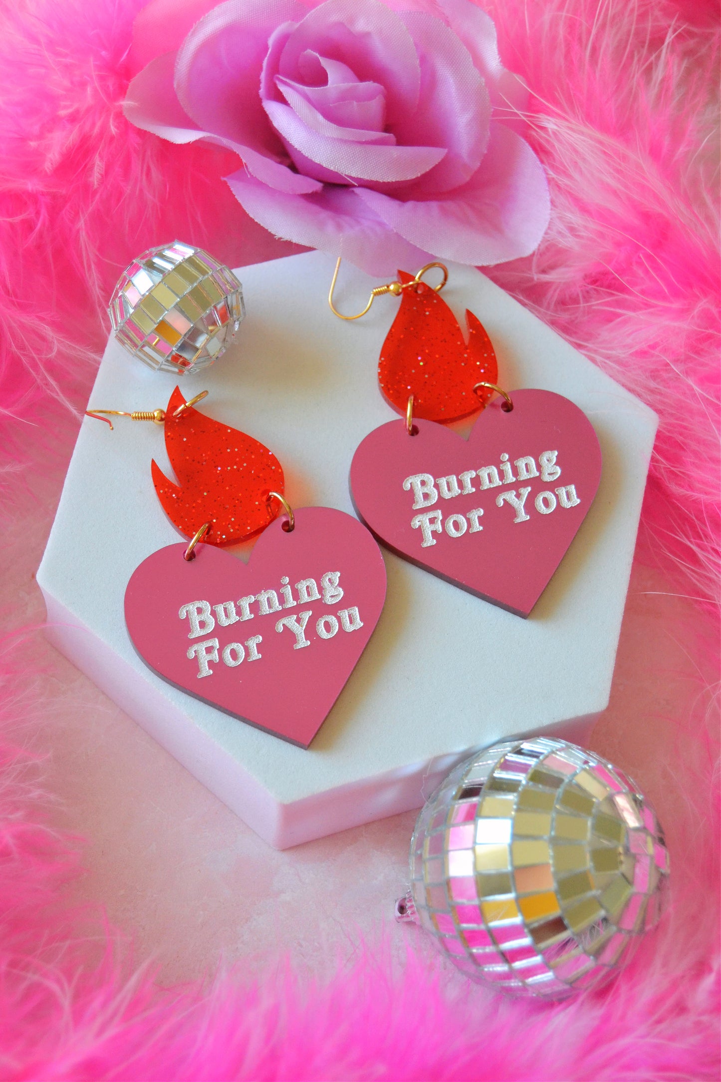 Burning For You Earrings