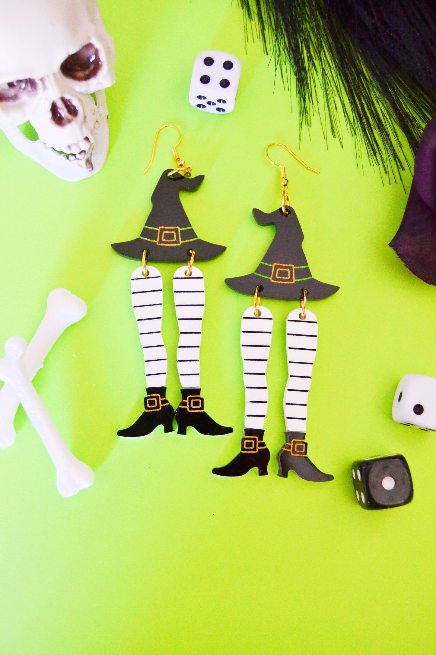 Dangle Witch Earrings