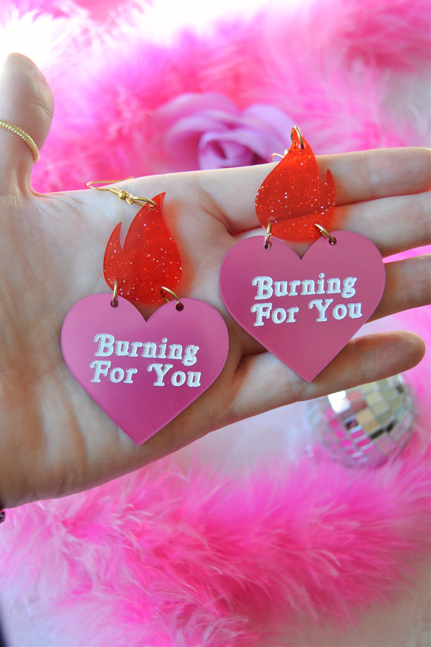 Burning For You Earrings