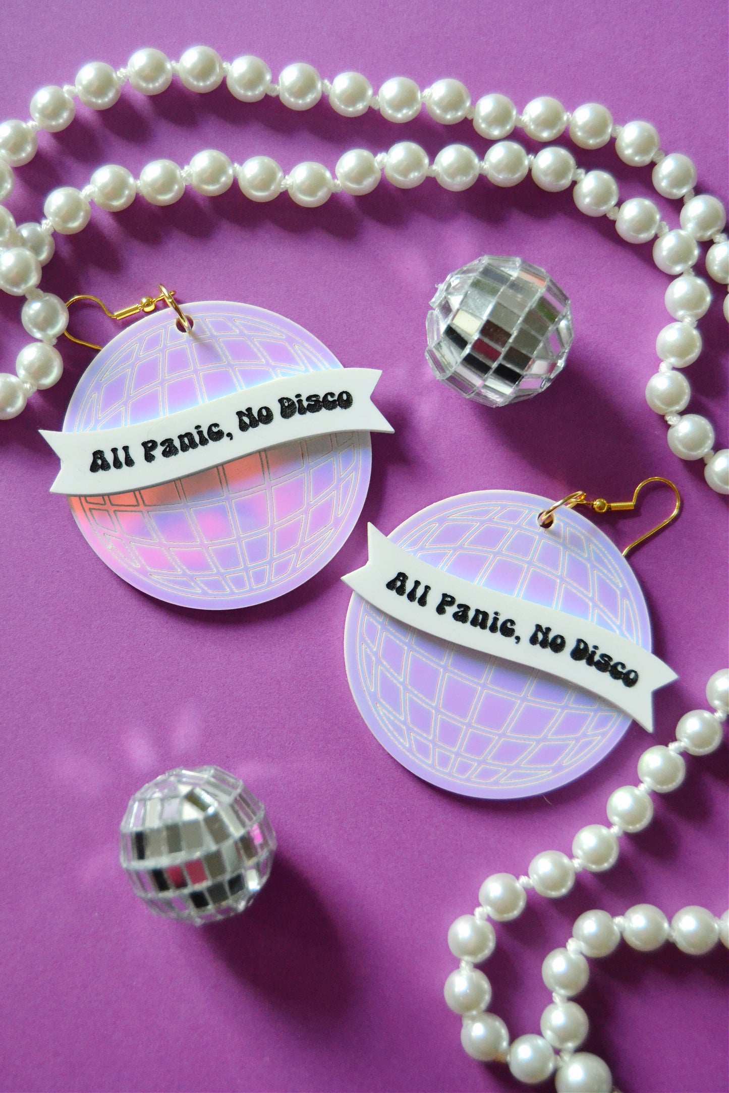 All Panic, No Disco Earrings