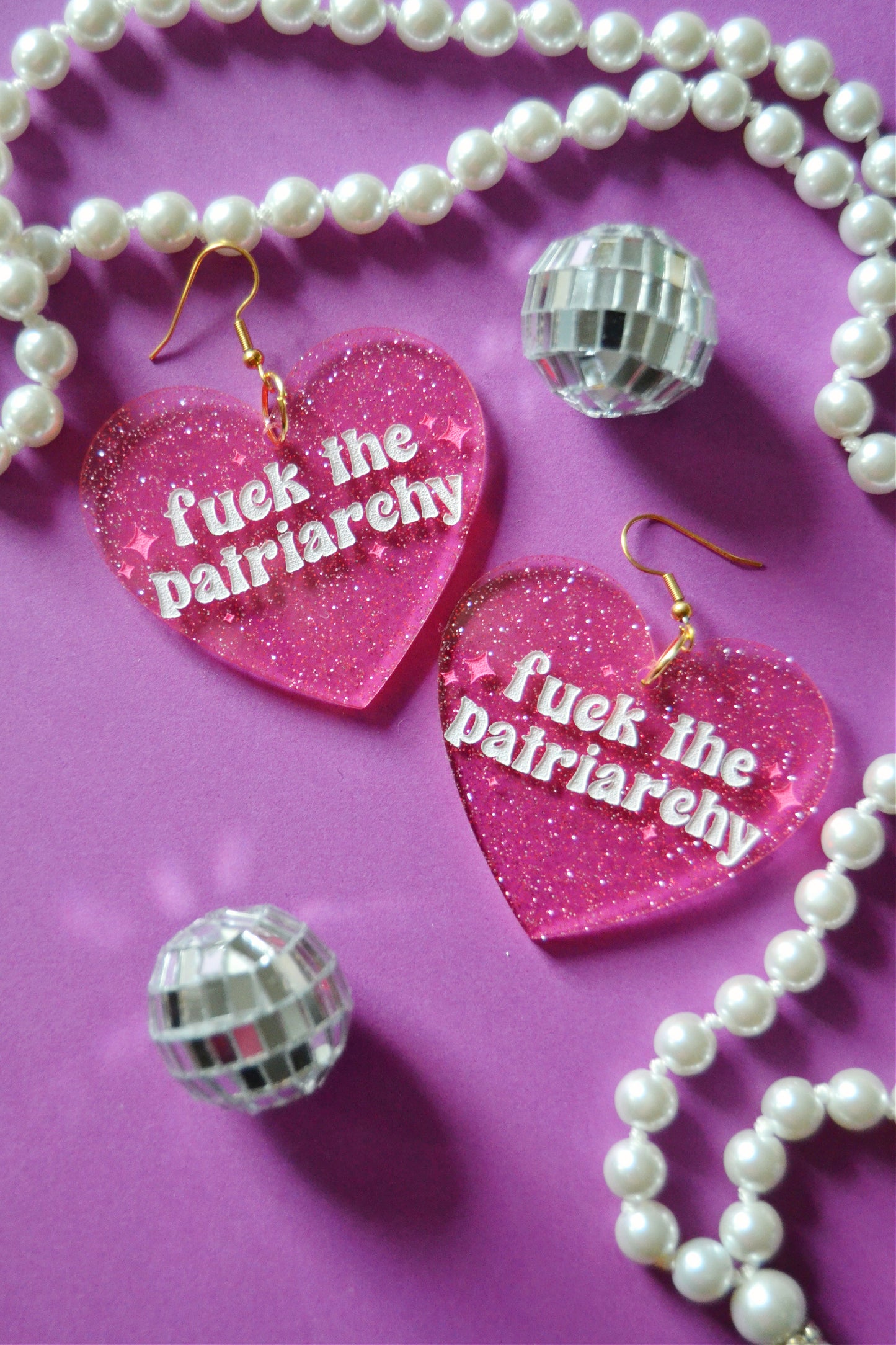 Fuck the Patriarchy Earrings