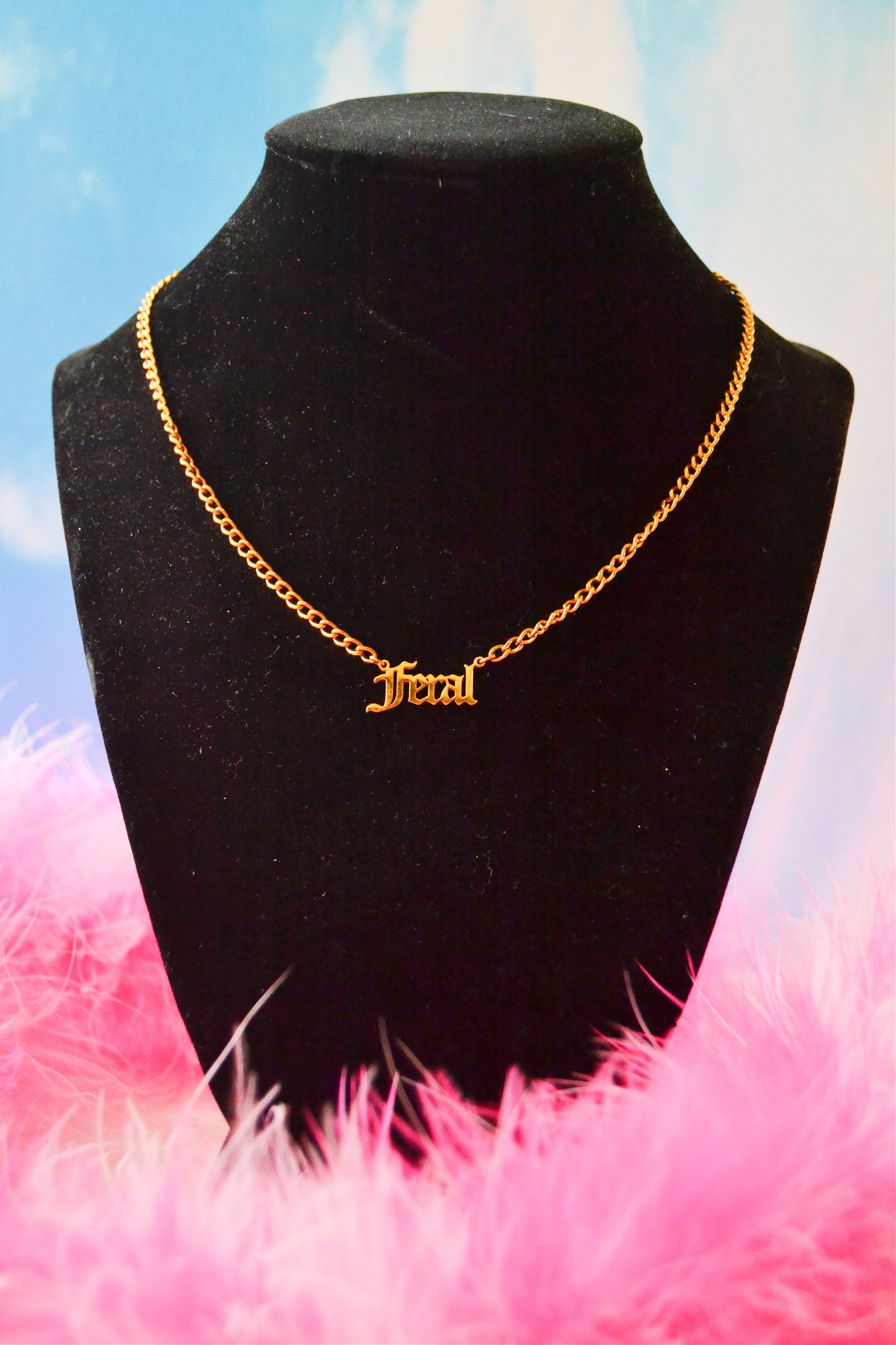Feral Nameplate Necklace