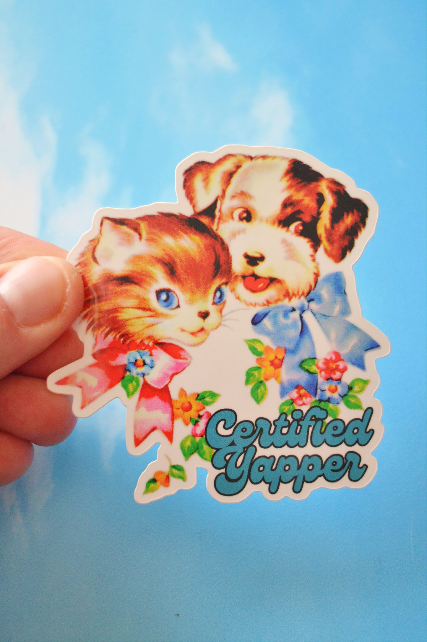 Certified Yapper Vinyl Sticker