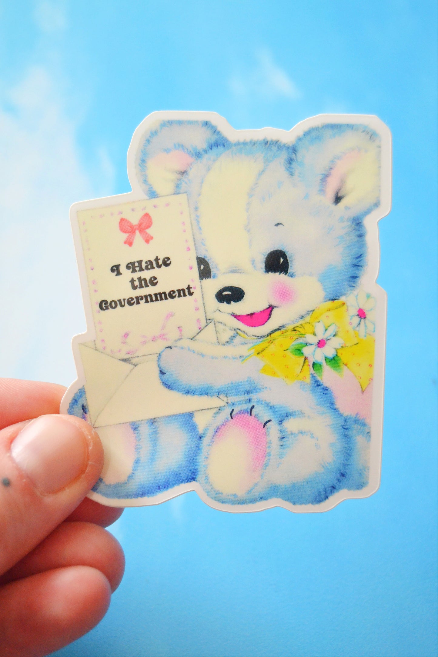 I Hate the Government Vinyl Sticker