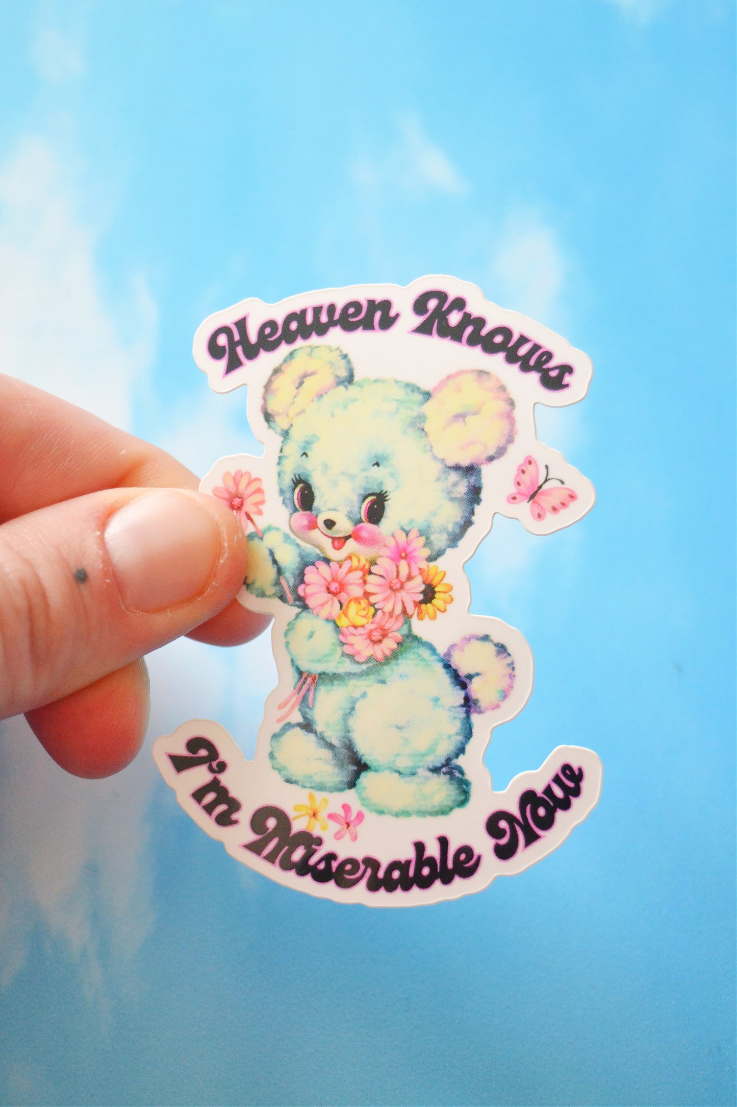 Heaven Knows I'm Miserable Now Vinyl Sticker