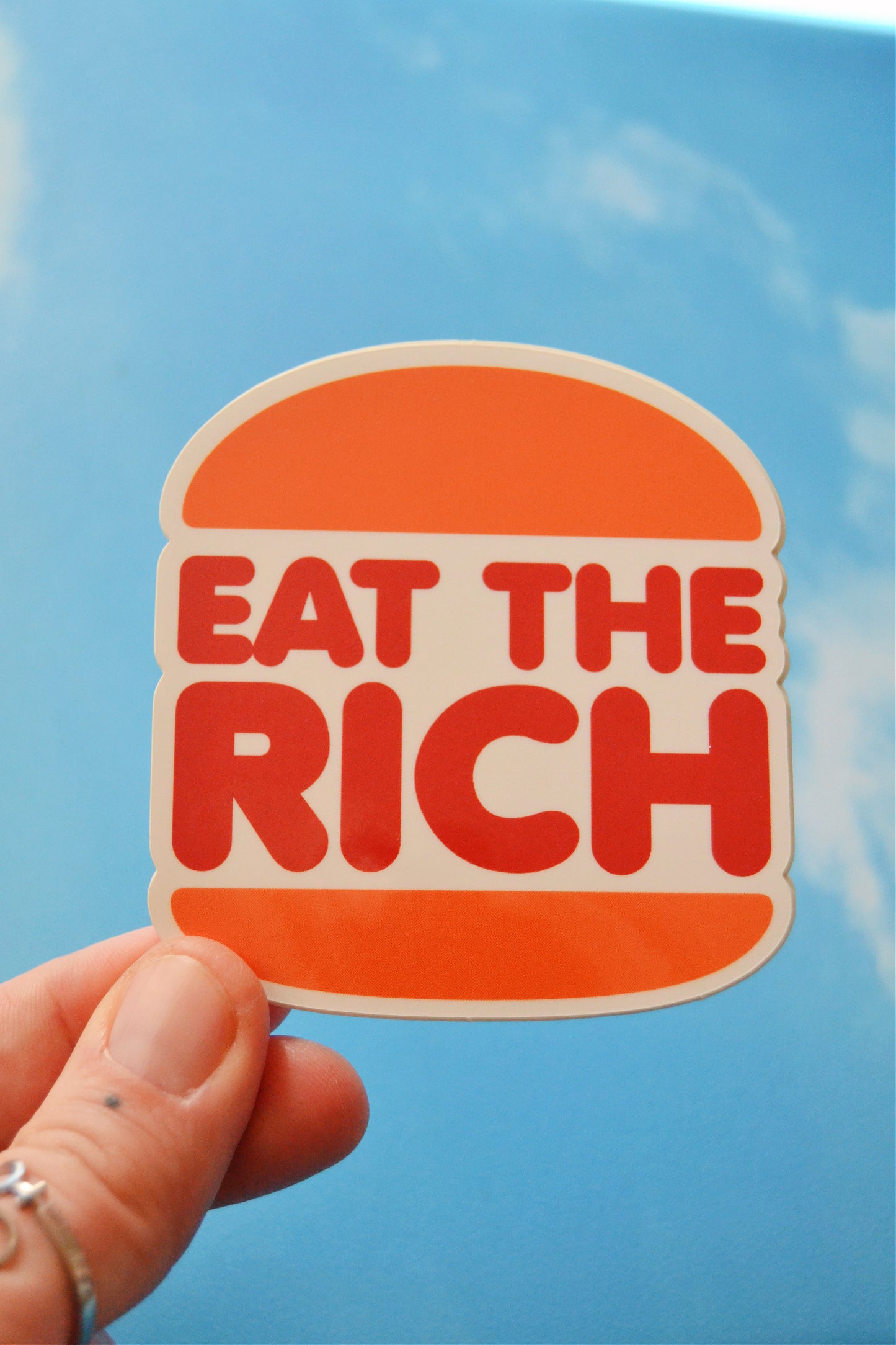 Eat the Rich Vinyl Sticker