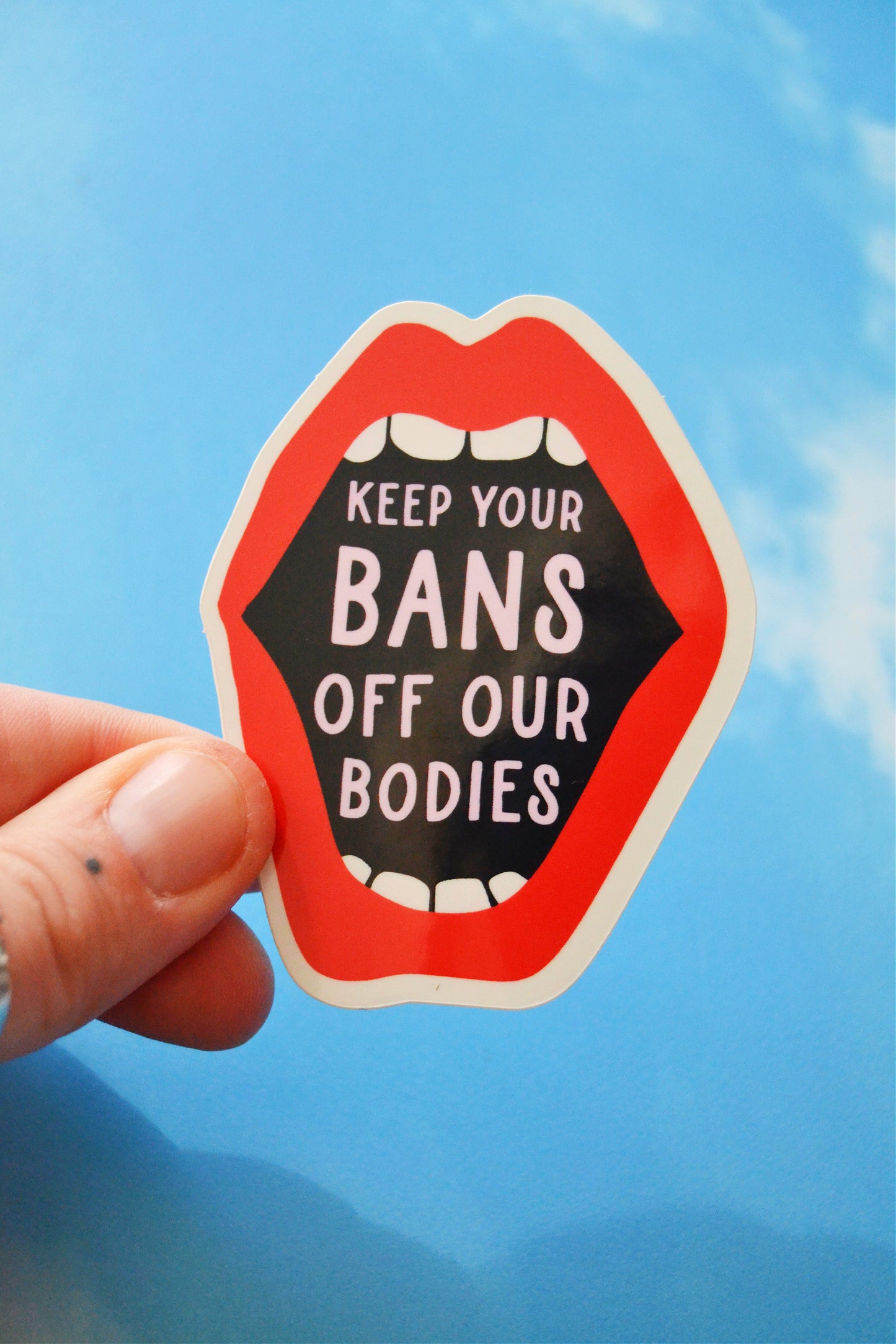 Bans Off Our Bodies Vinyl Sticker