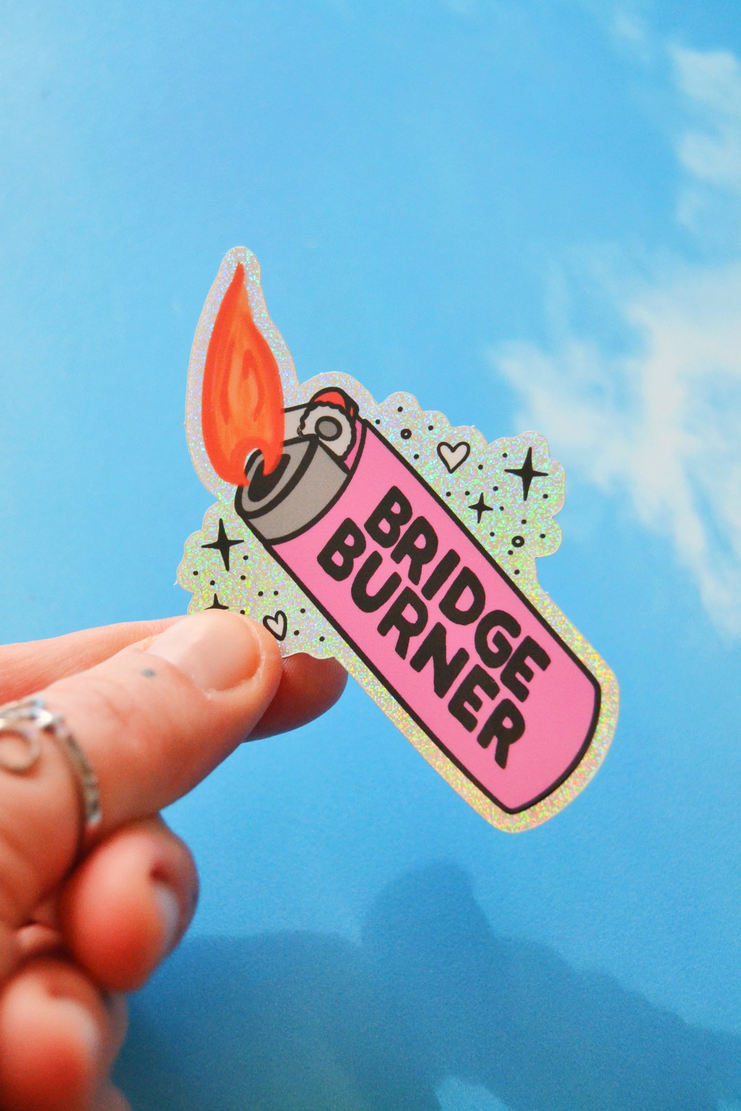 Bridge Burner Vinyl Sticker
