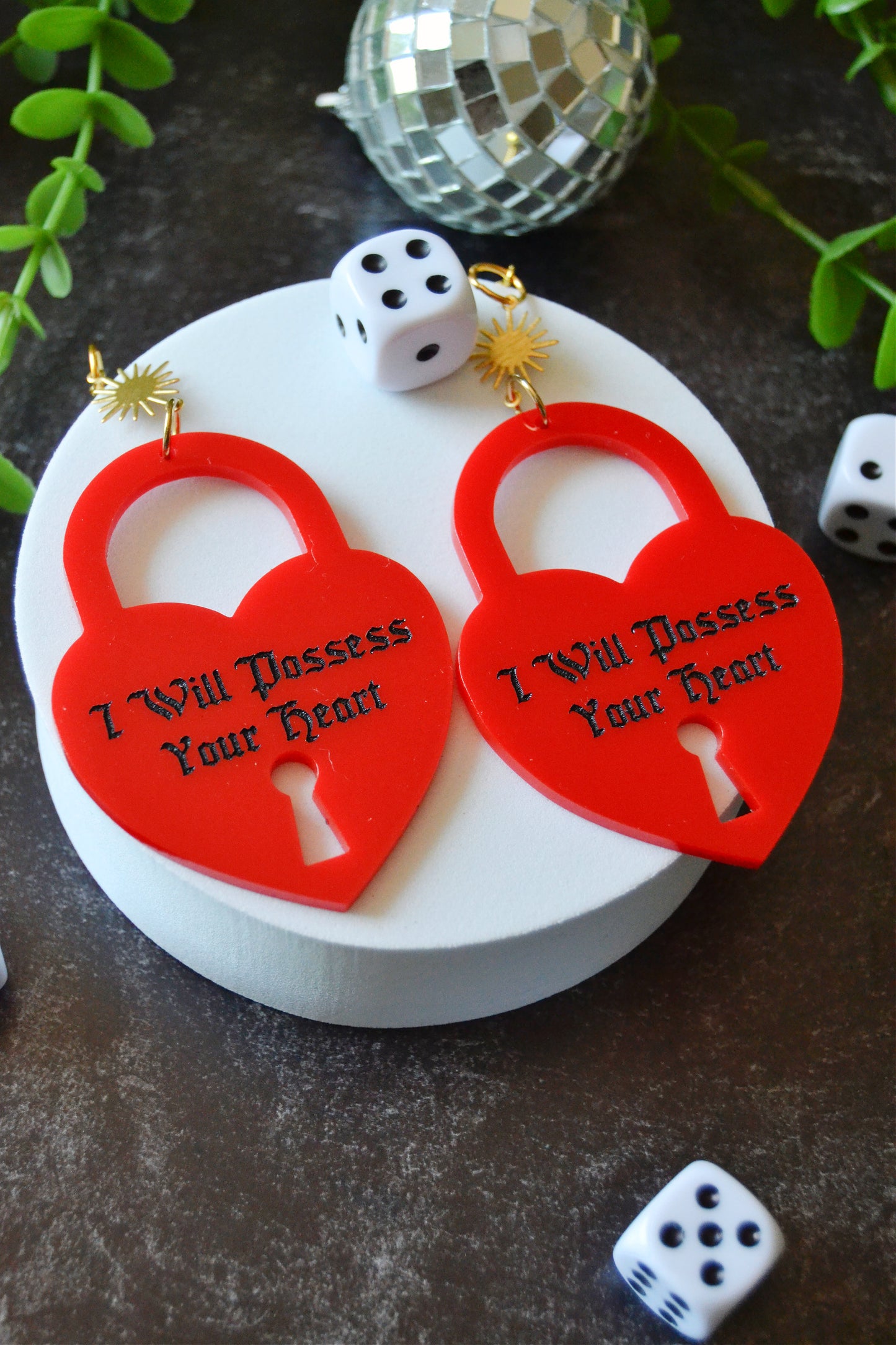 Possess Your Heart Locket Earrings