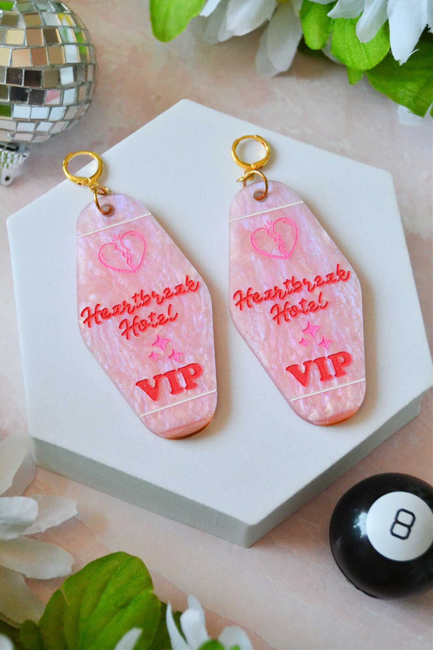 Heartbreak Hotel Keyring Earrings