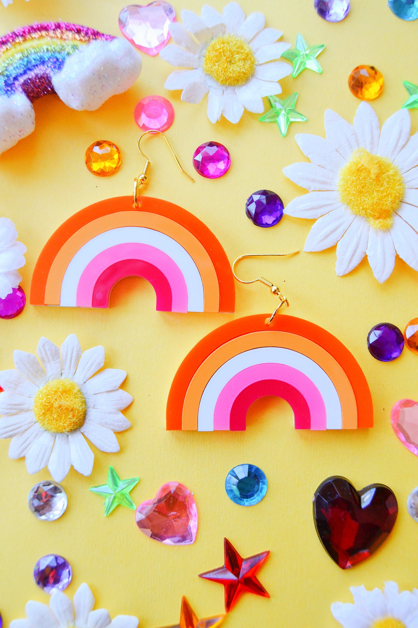 Lesbian Rainbow Earrings