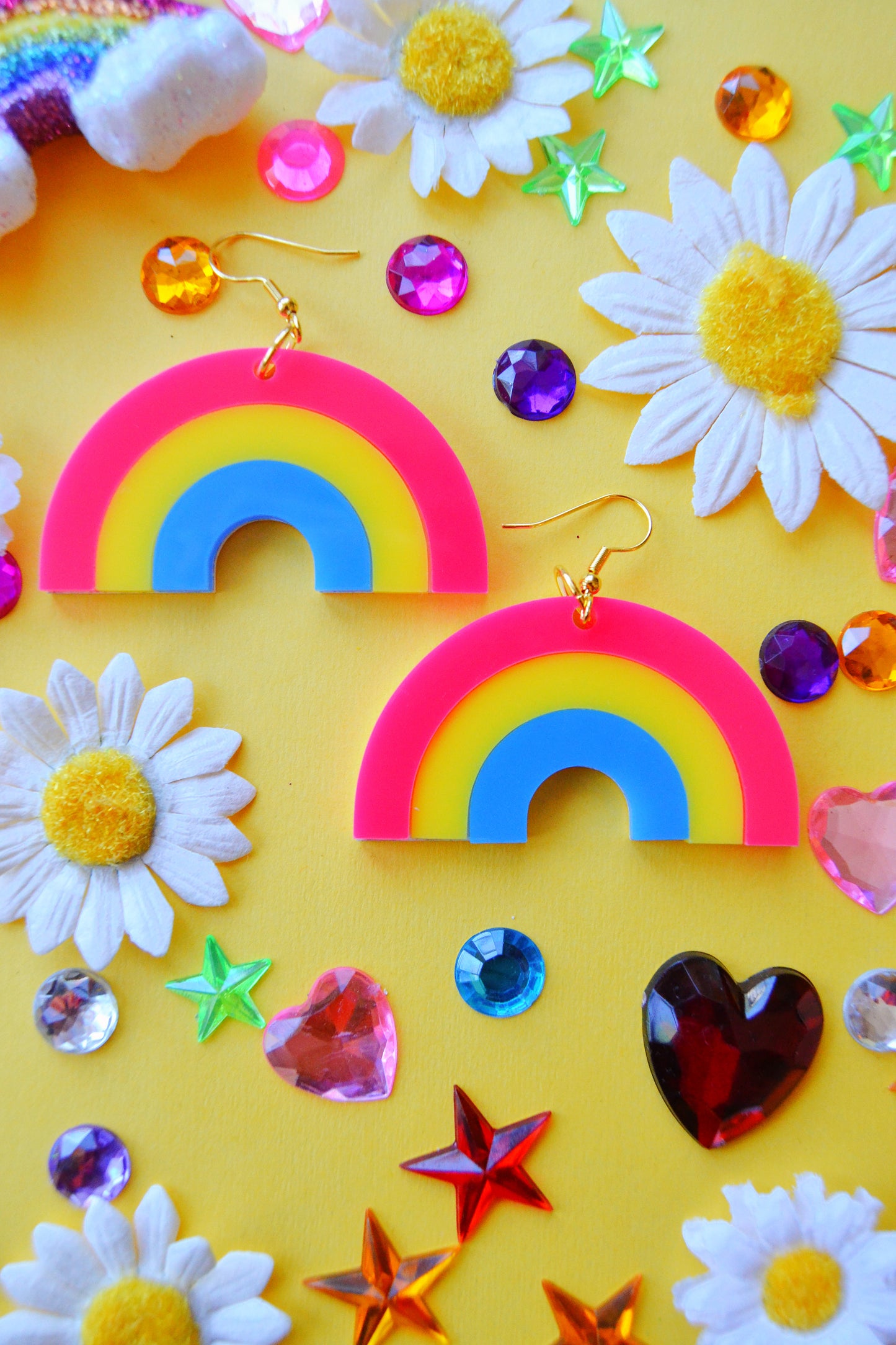Pansexual Rainbow Earrings