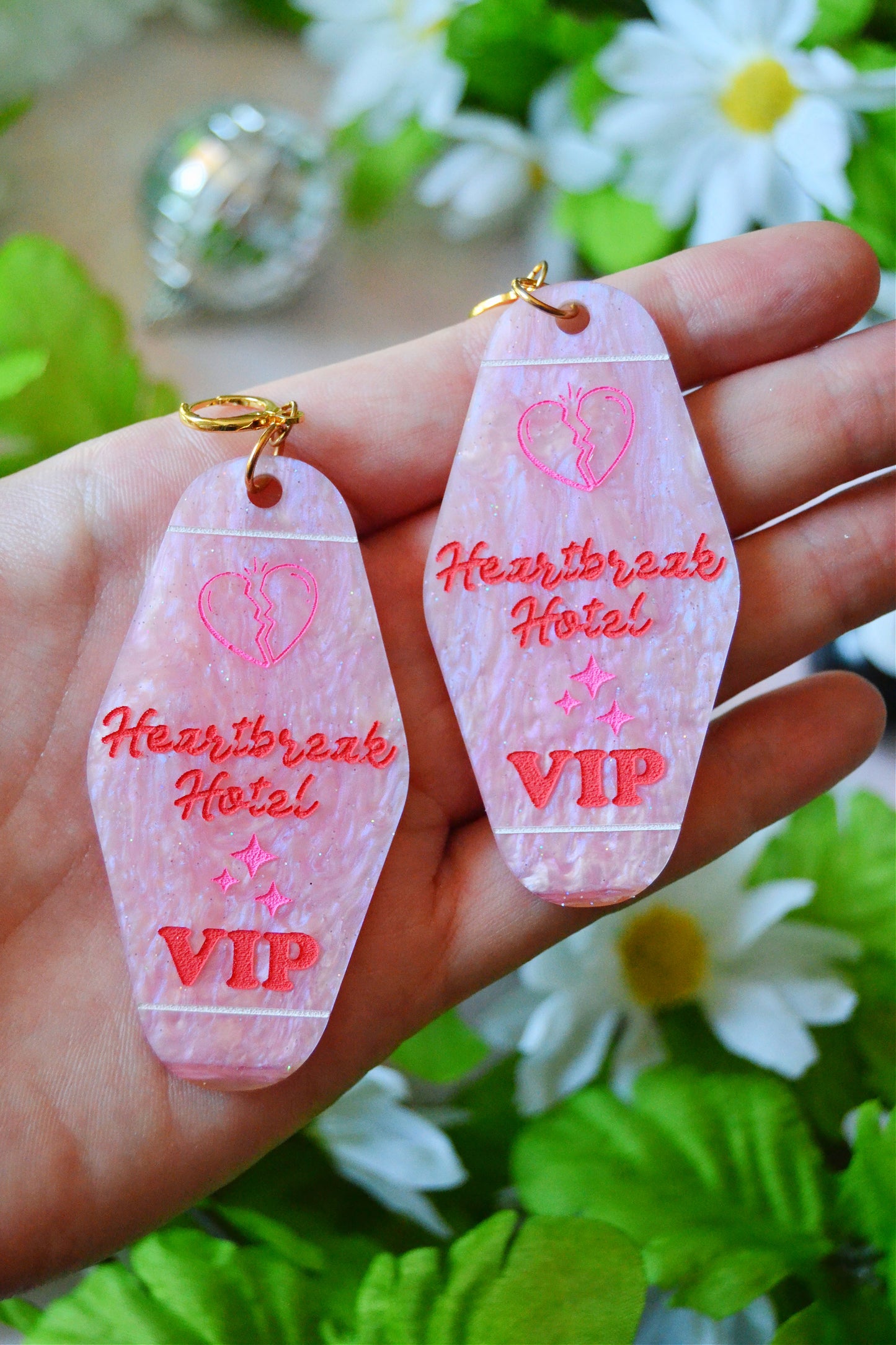 Heartbreak Hotel Keyring Earrings