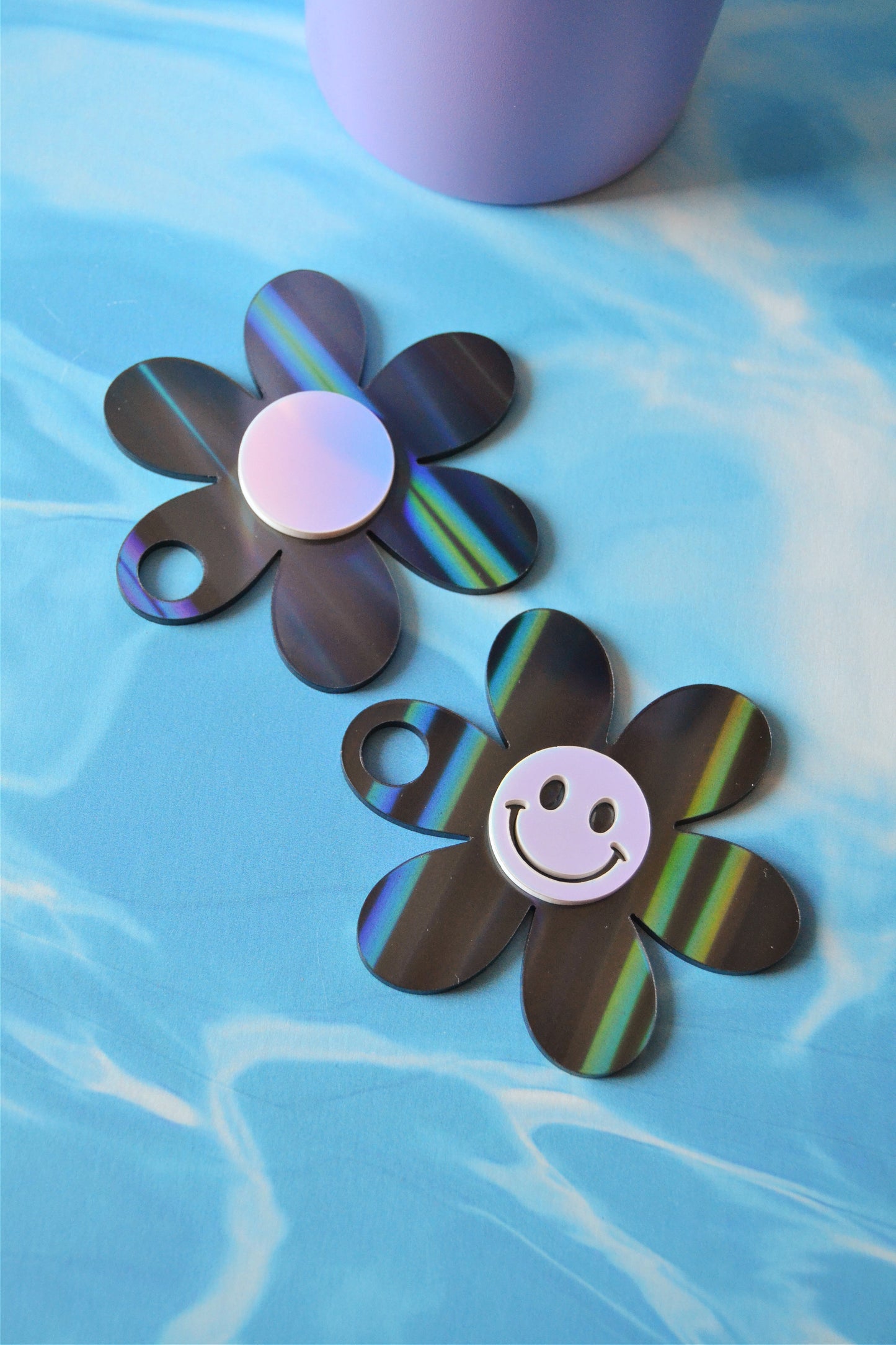 Daisy Smiley Tumbler Topper (MORE COLORS!)