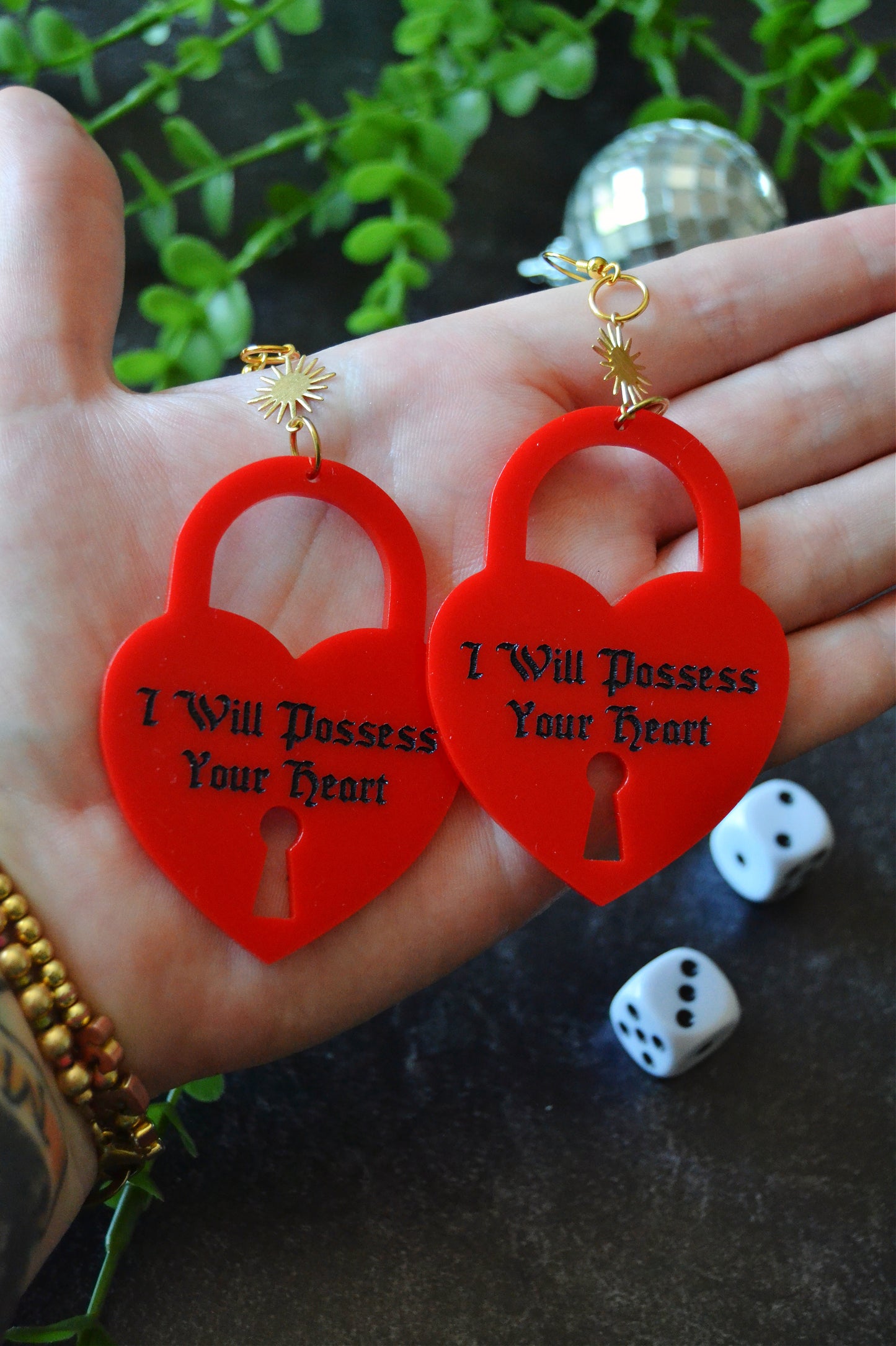Possess Your Heart Locket Earrings