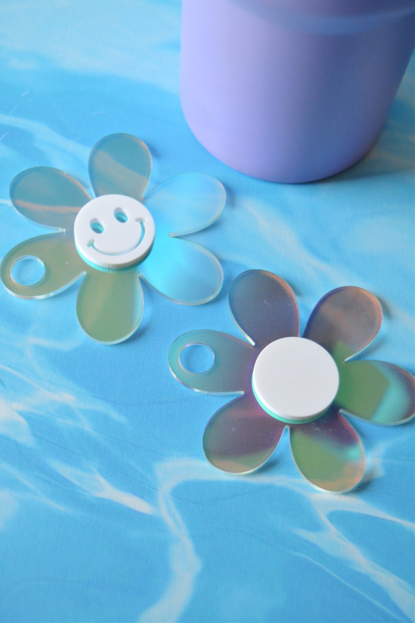Daisy Smiley Tumbler Topper (MORE COLORS!)