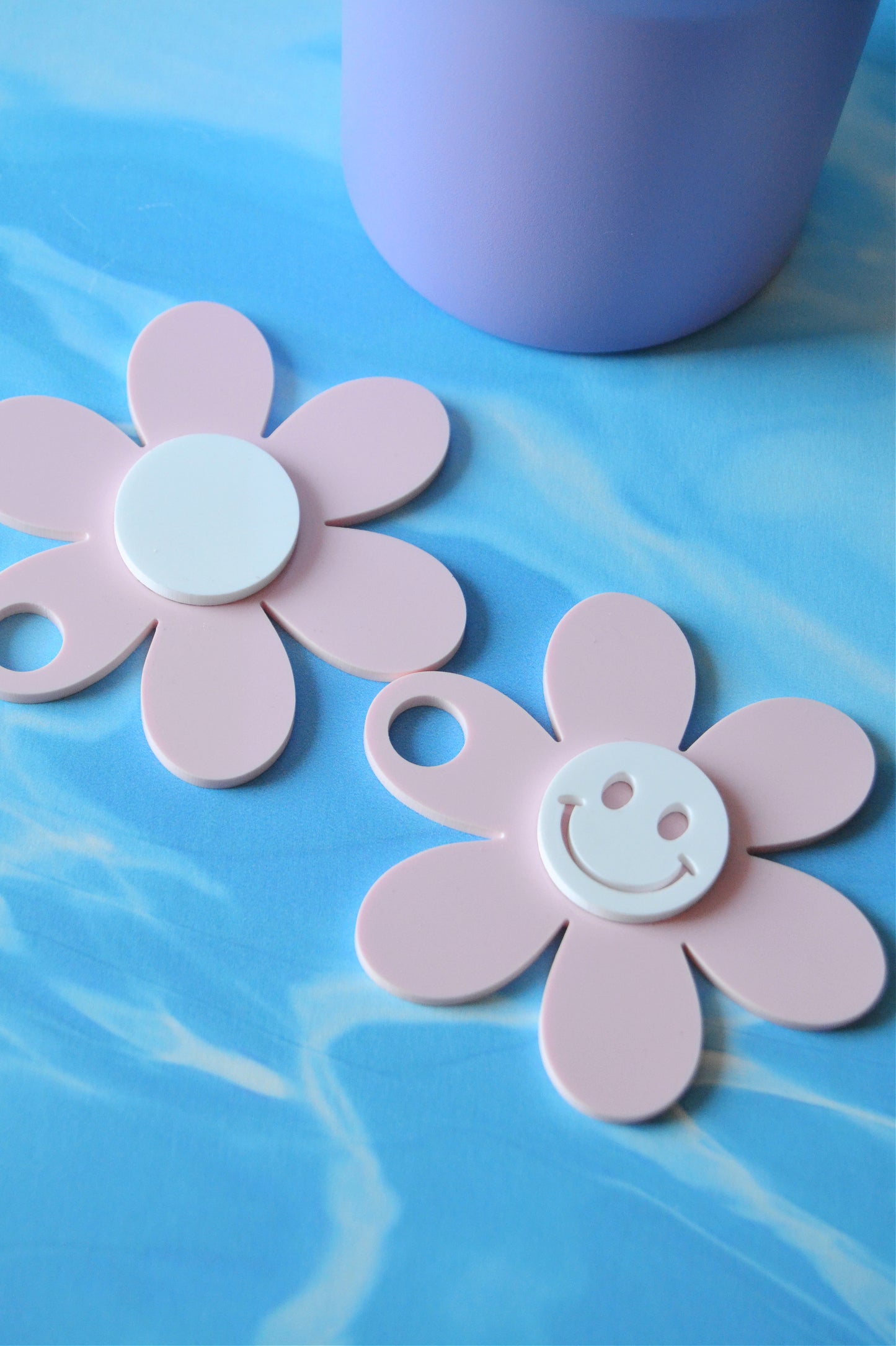 Daisy Smiley Tumbler Topper (MORE COLORS!)