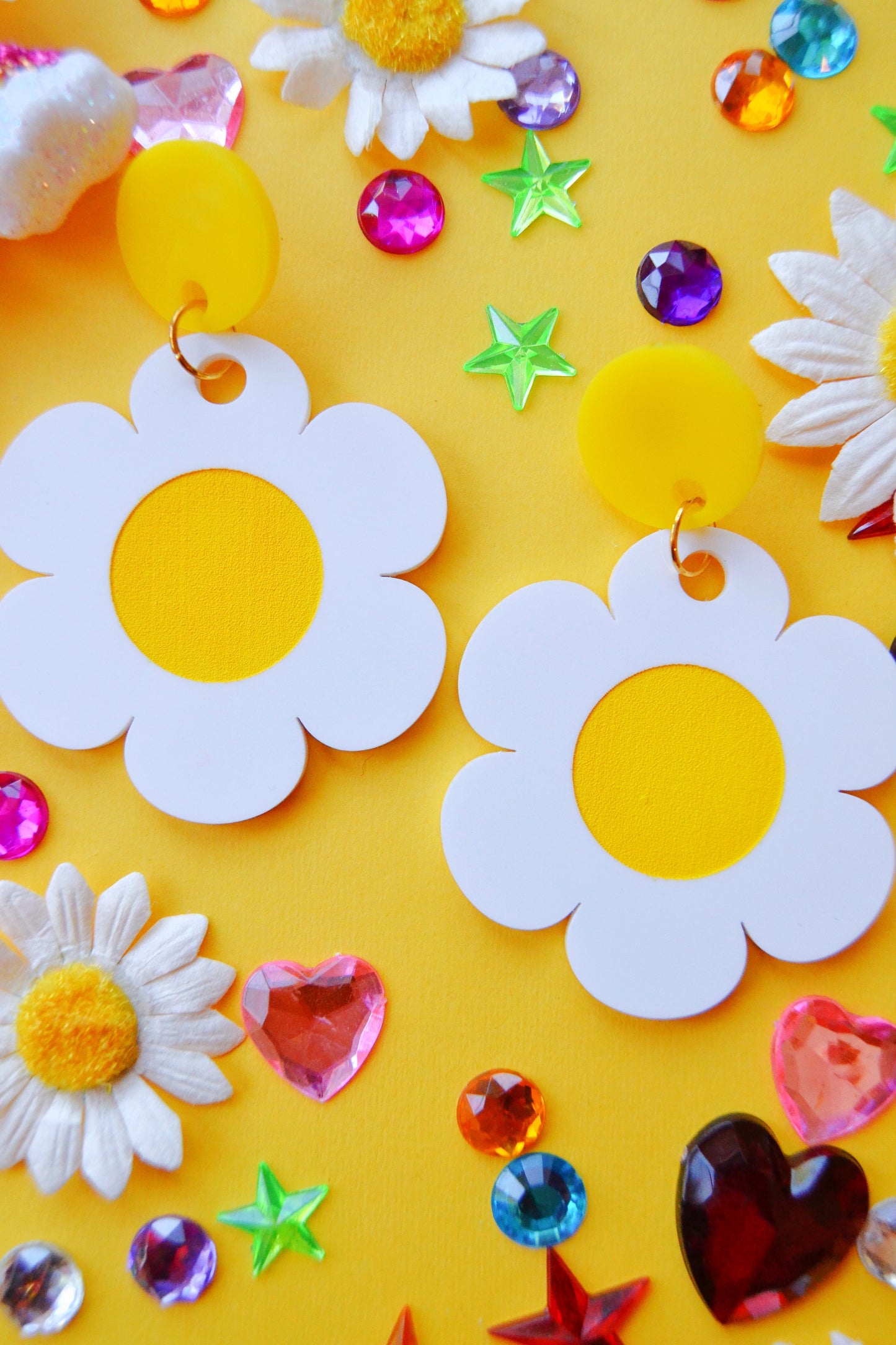 Jumbo Daisy Earrings