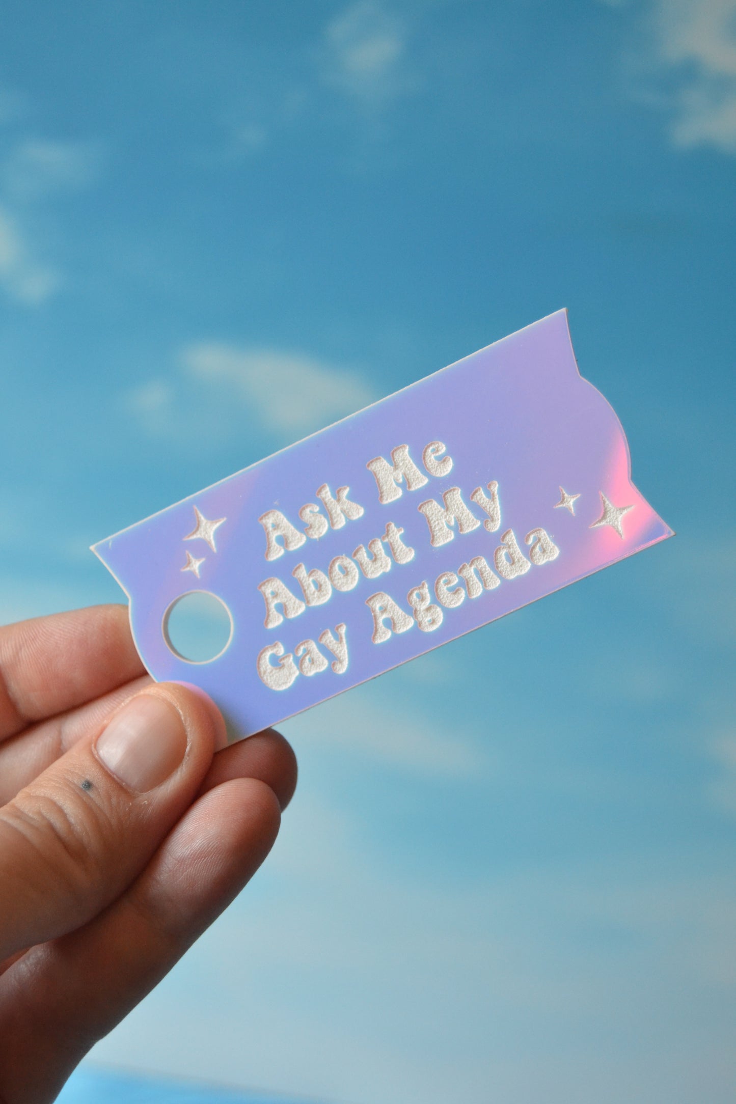 Ask Me About My Gay Agenda Tumbler Topper