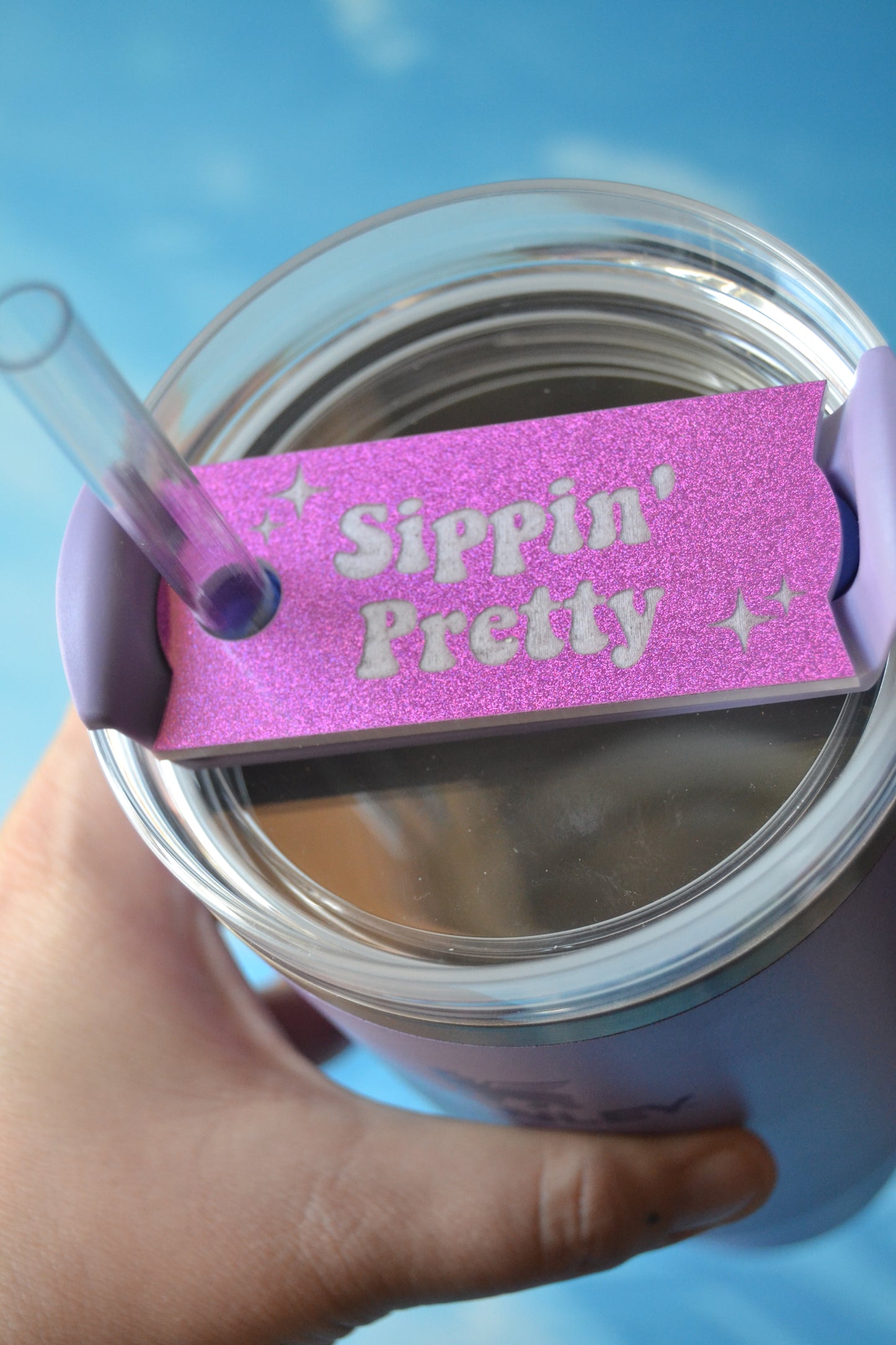 Sippin' Pretty Tumbler Topper